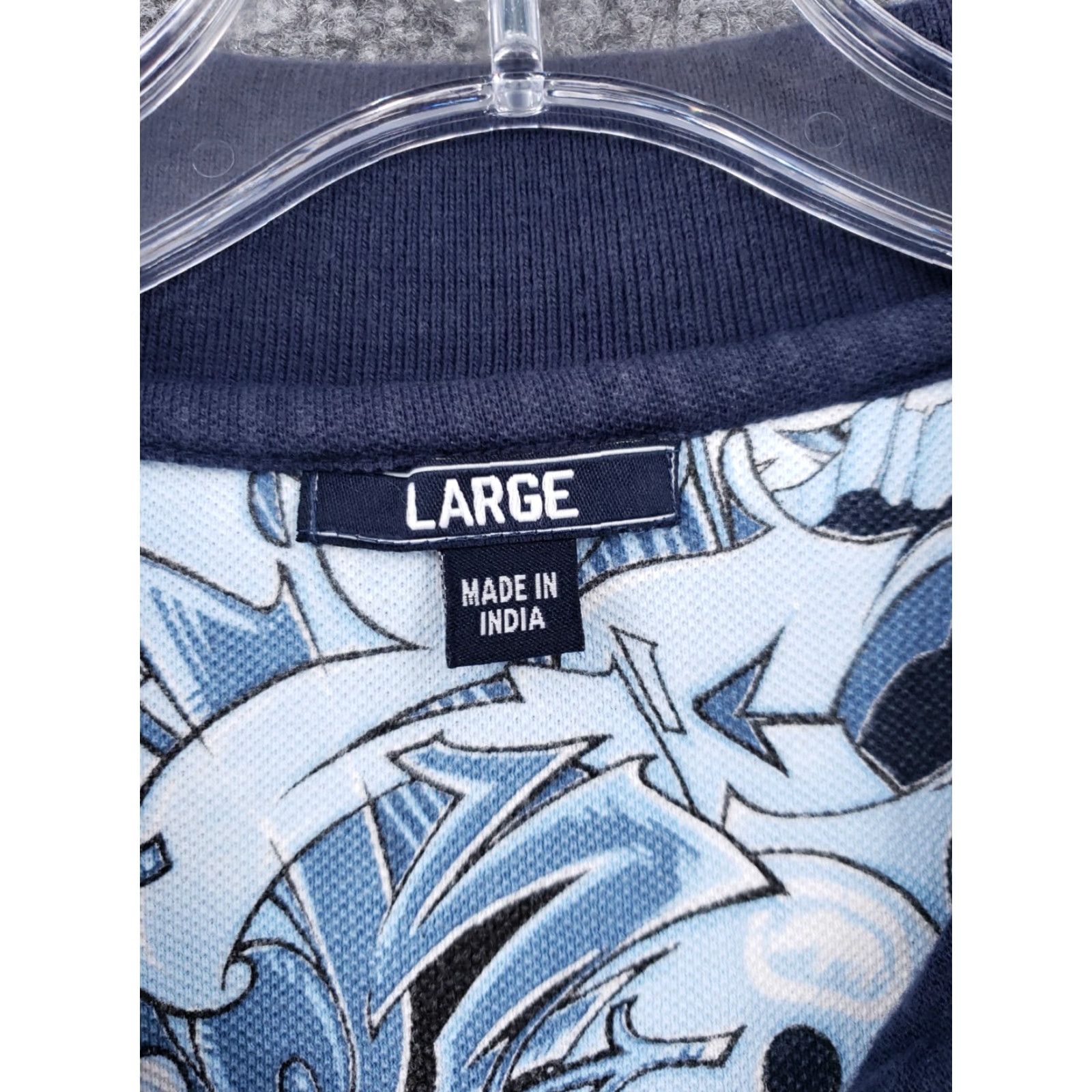 Vintage Marc Ecko Polo Shirt Mens L Blue Rhino Logo Short Sleeve Casual Cotton Size US L / EU 52-54 / 3 - 3 Thumbnail
