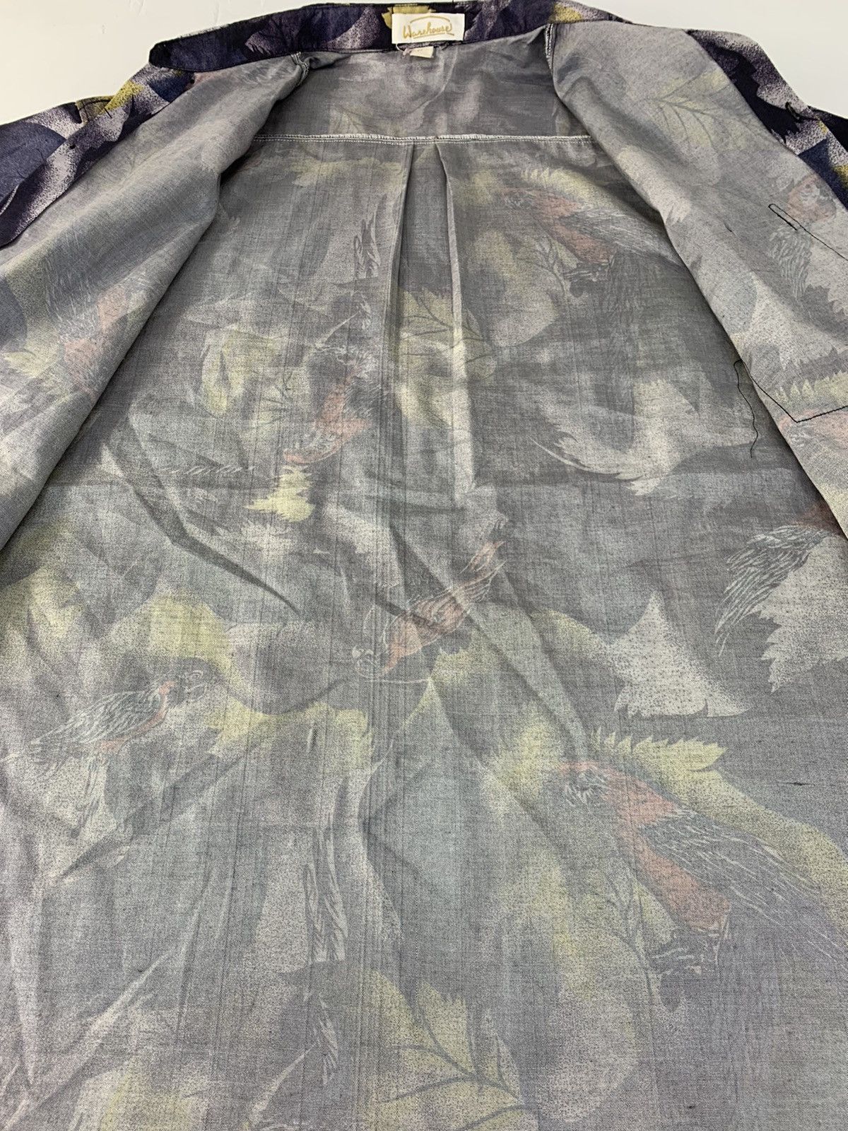 Japanese Brand 90s Warehouse Hawaii Button Up Shirt Parrot Bird Design Size US XL / EU 56 / 4 - 7 Thumbnail