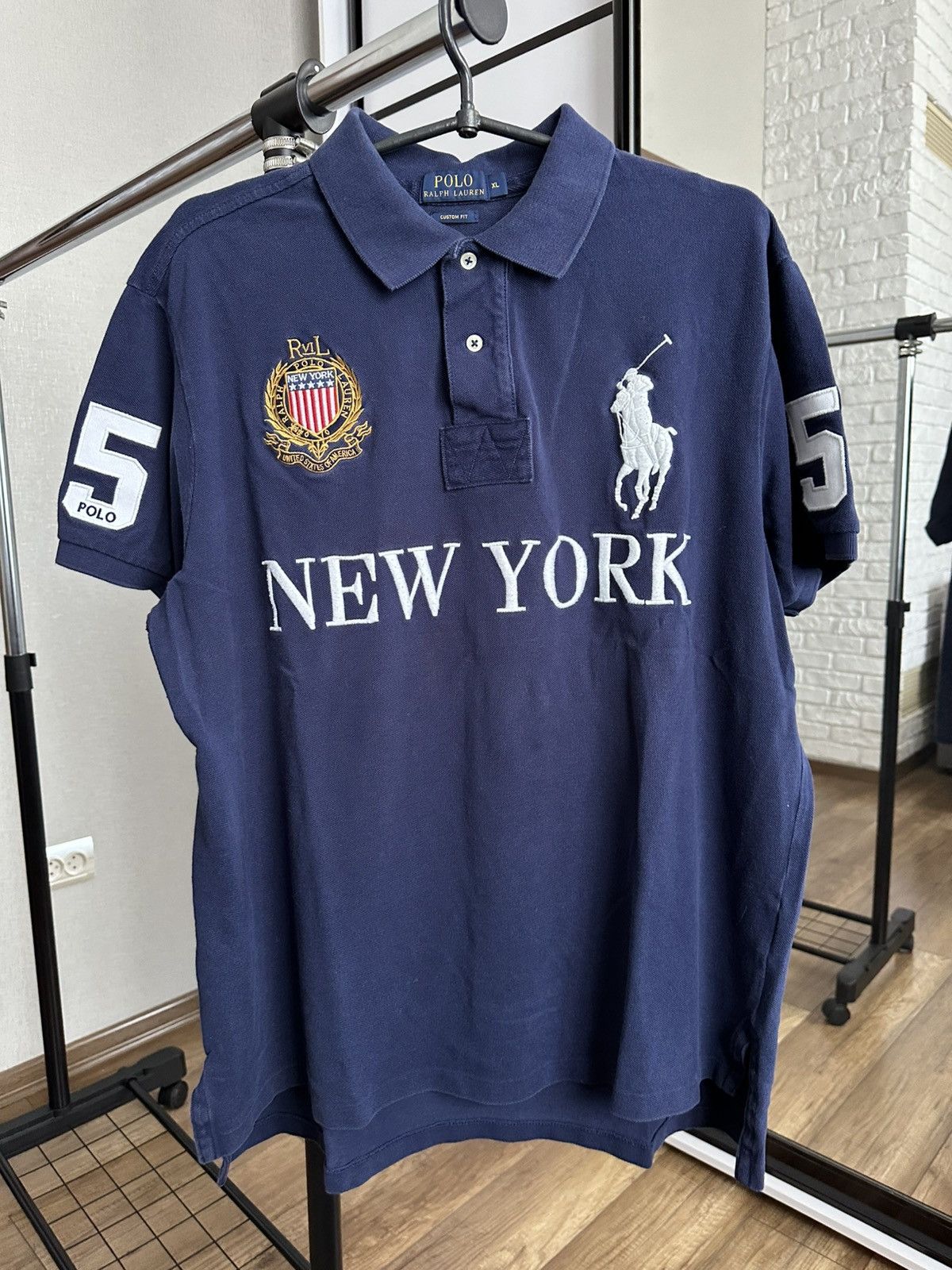Ralph Lauren Polo Ralph Lauren RL New York T-Shirt Vintage Size US XL / EU 56 / 4 - 2 Thumbnail