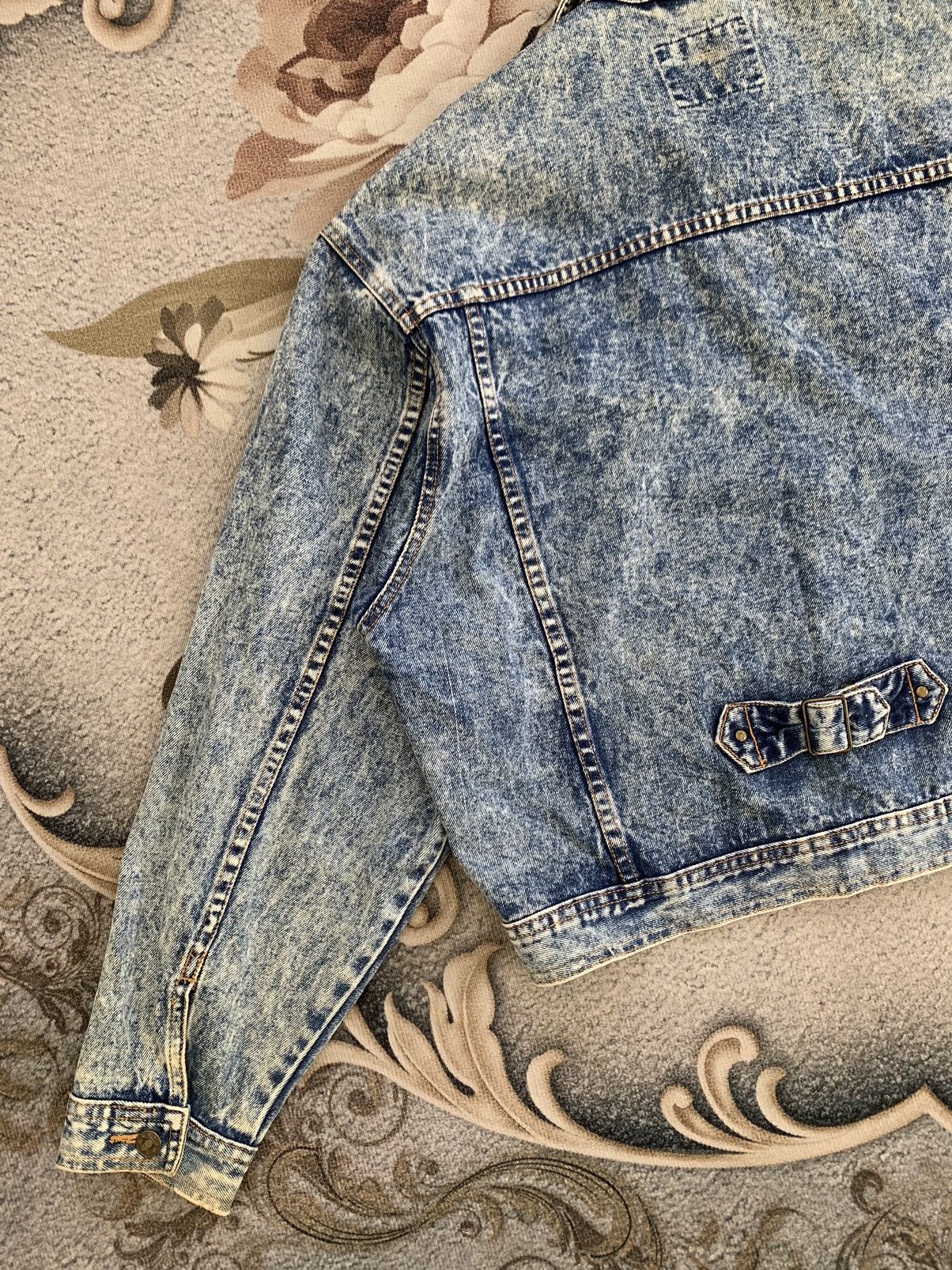 Vintage Classic Western Trucker Jacket With Back Buckle Size US L / EU 52-54 / 3 - 7 Thumbnail