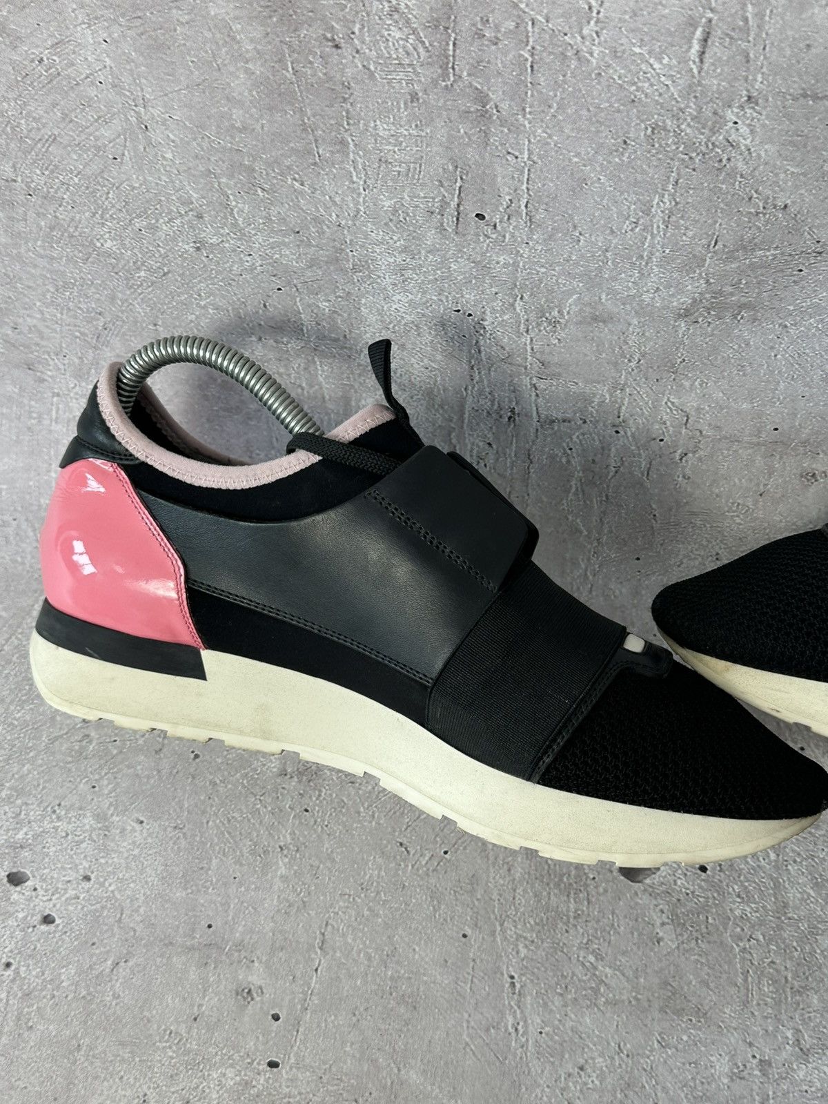 Balenciaga Balenciaga Race Runner Leather Mesh Women’s Sneaker Size US 10 / IT 40 - 9 Thumbnail
