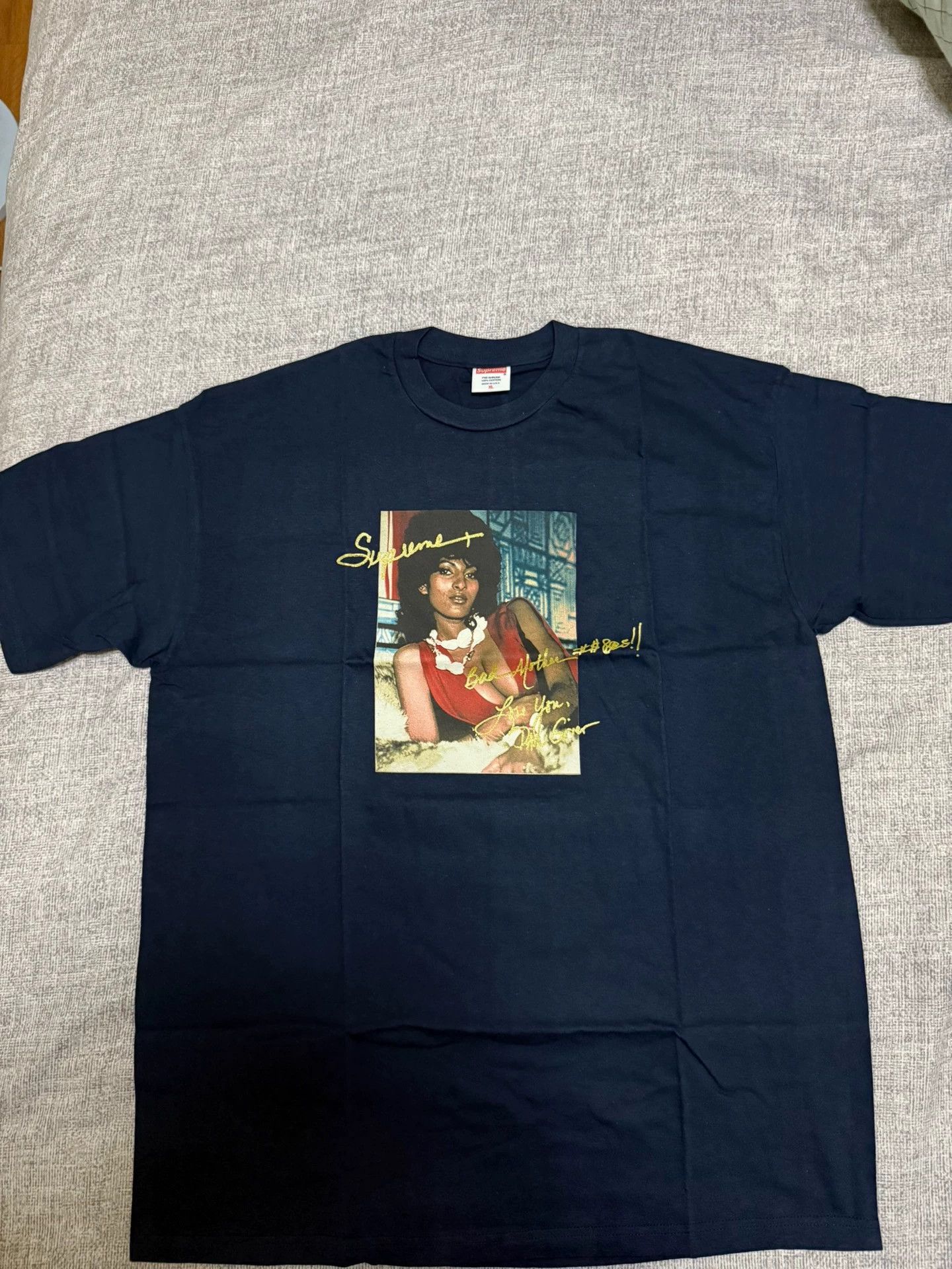 Supreme Supreme Vintage Short Sleeve Tee Navy Blue XL New Size US XL / EU 56 / 4 - 1 Thumbnail