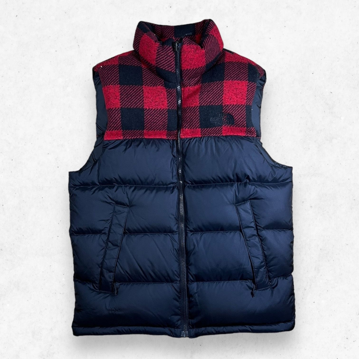 The North Face The North Face Women s M Nuptse 700 LUMBERJACK Plaid Vest Grailed