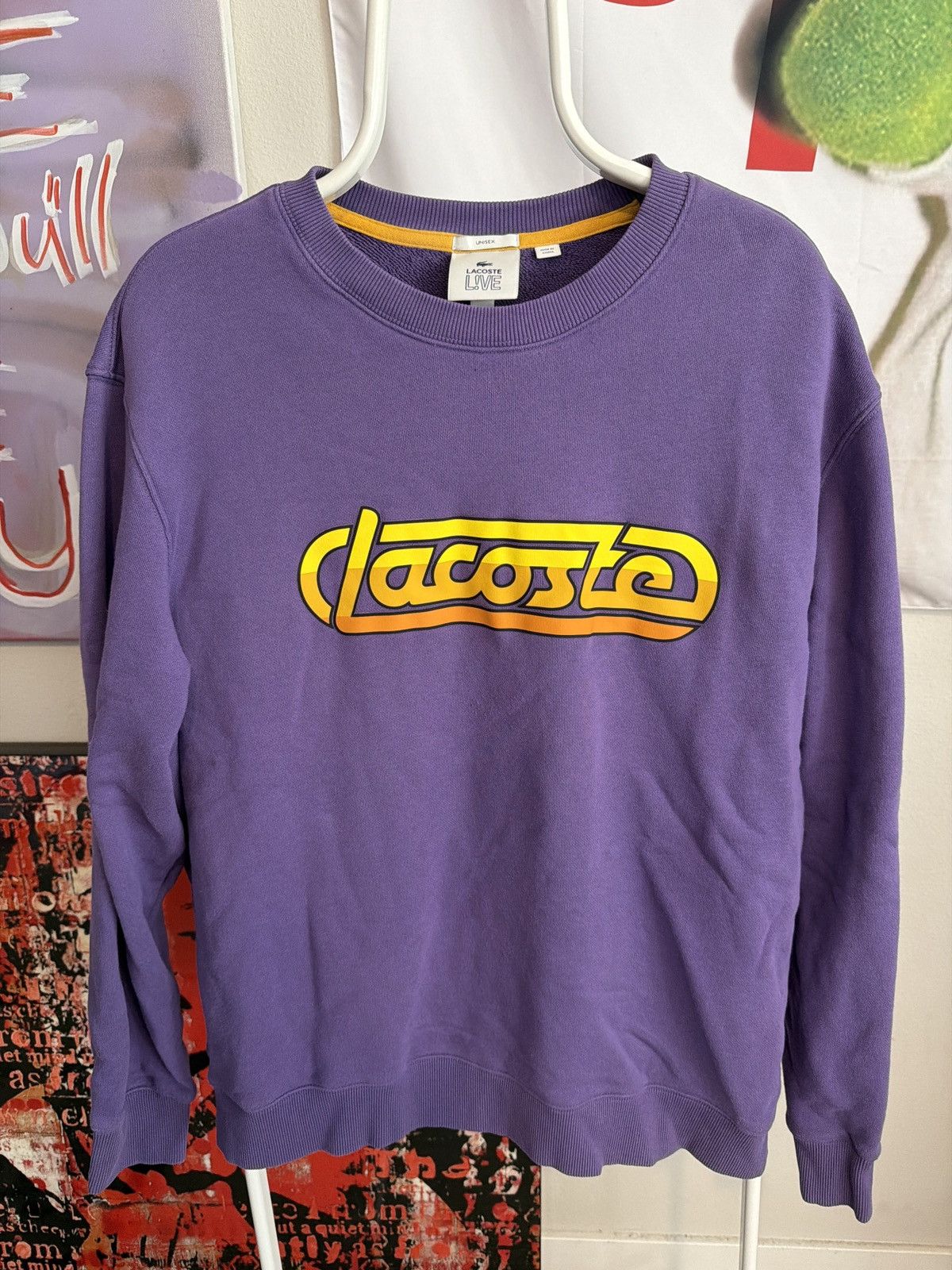 Lacoste Lacoste L!VE Crewneck Size US XXL / EU 58 / 5 - 1 Thumbnail