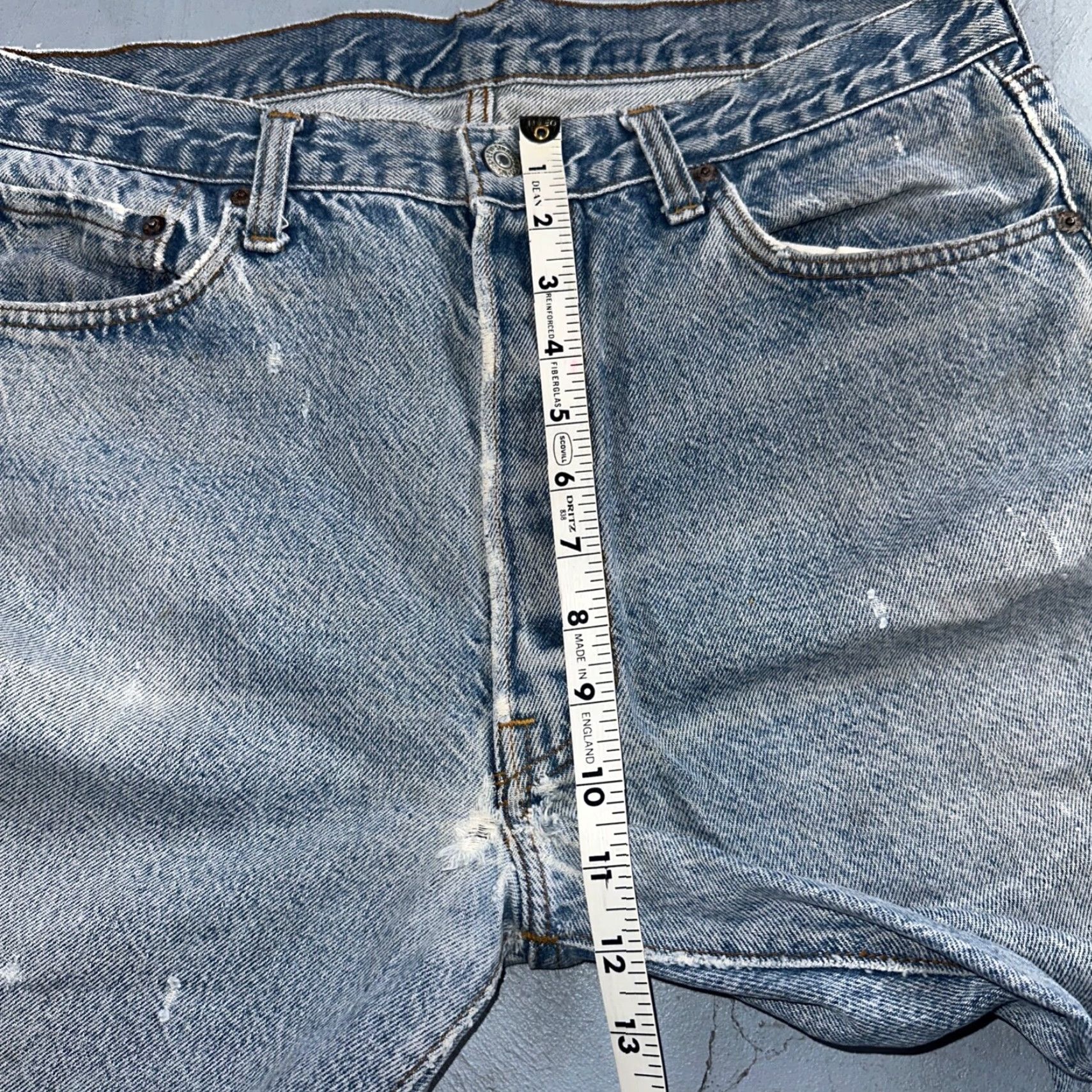 Levi's Levi's 501 Jeans Vintage 80s USA Light Blue 38x33 Regular Mens Straight Denim Cotton Jeans 90s Theme Comfort Button Closure Size 38 Blue Size US 38 / EU 54 - 6 Thumbnail