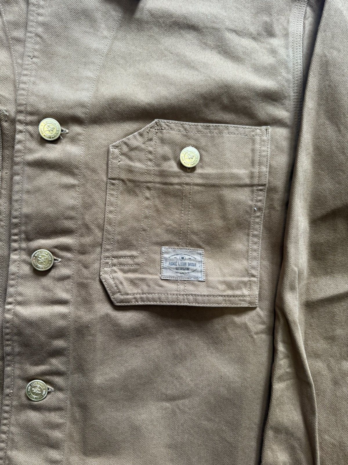 Aime Leon Dore Aime Leon Dore Garment Dyed Twill Workshirt Tapenade Jacket Size US M / EU 48-50 / 2 - 4 Thumbnail