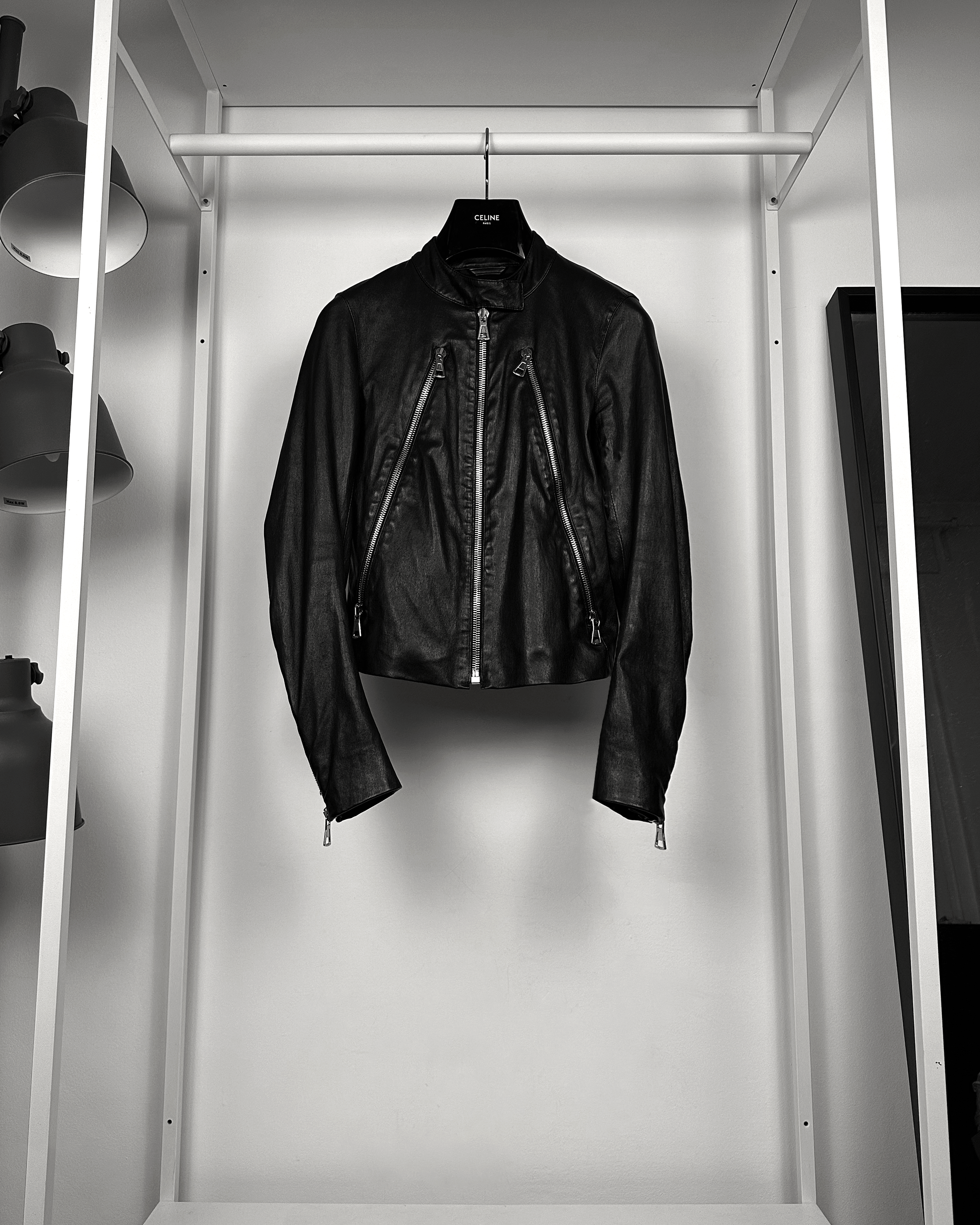 Maison Margiela Maison Margiela 5 Zip Leather Jacket Size US S / EU 44-46 / 1 - 1 Thumbnail