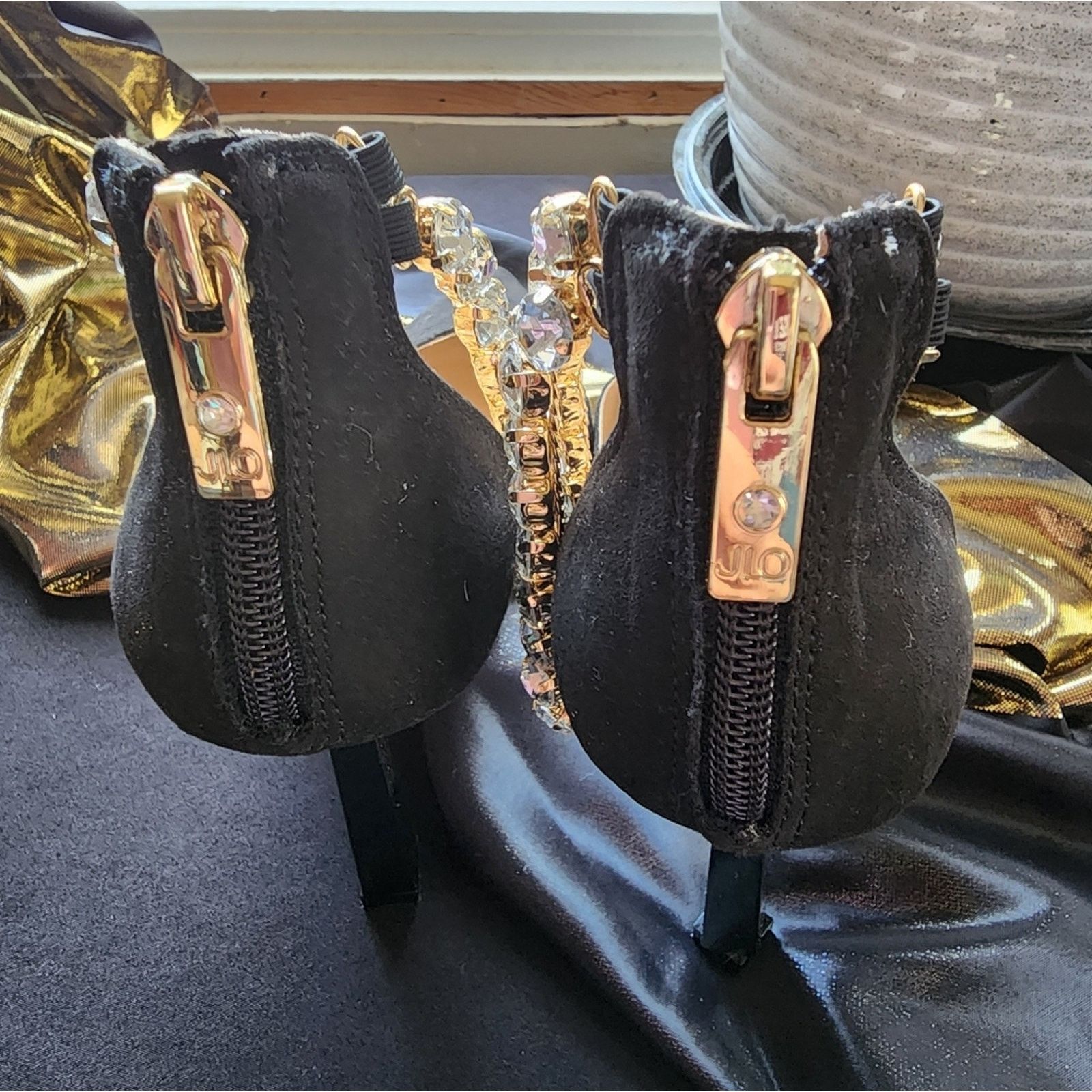 Jennifer Lopez J lo black heels Size US 6.5 / IT 36.5 - 3 Thumbnail