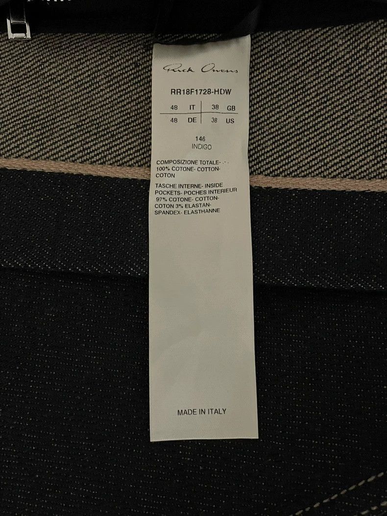 Rick Owens rick owens dark denim jacket-2508 Size US M / EU 48-50 / 2 - 3 Thumbnail