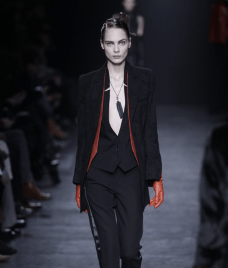 Ann Demeulemeester Suede Leather tailored Waistcoat Size XS / US 0-2 / IT 36-38 - 2 Thumbnail