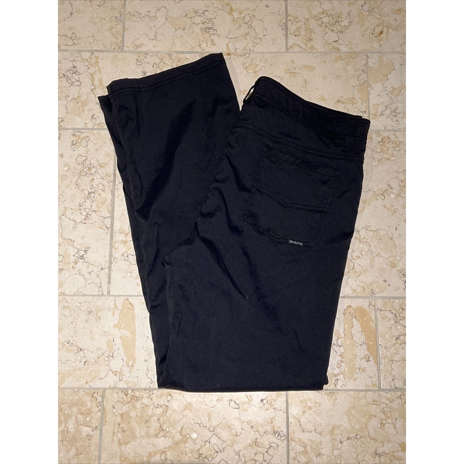 Prana PrAna Men's Hiking Pants Black Straight Slim Fit 36 x 32 Size US 36 / EU 52 - 1 Thumbnail
