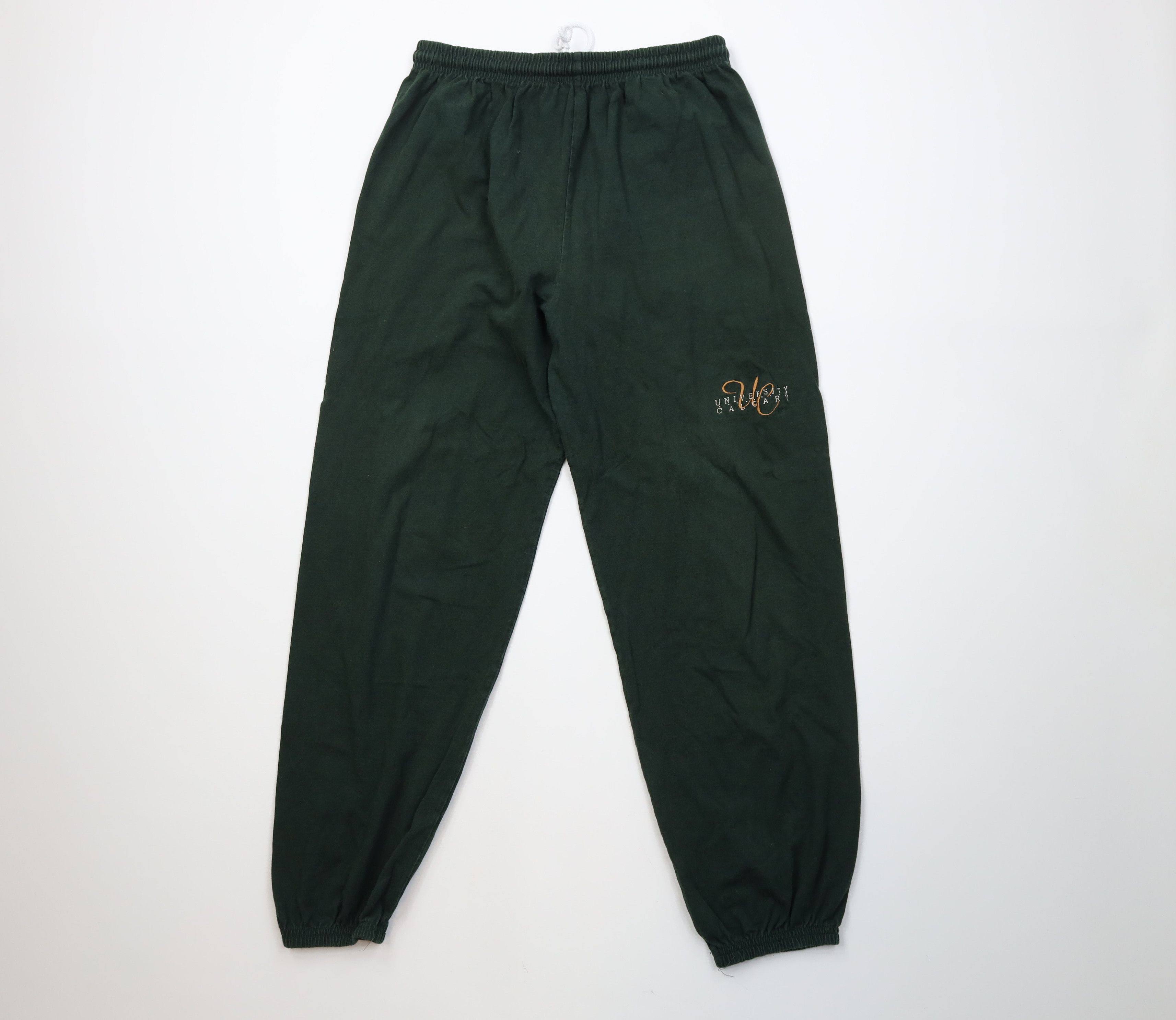 Vintage Vintage 90s Spell University of Calgary Canada Joggers Pants Size US 34 / EU 50 - 1 Thumbnail