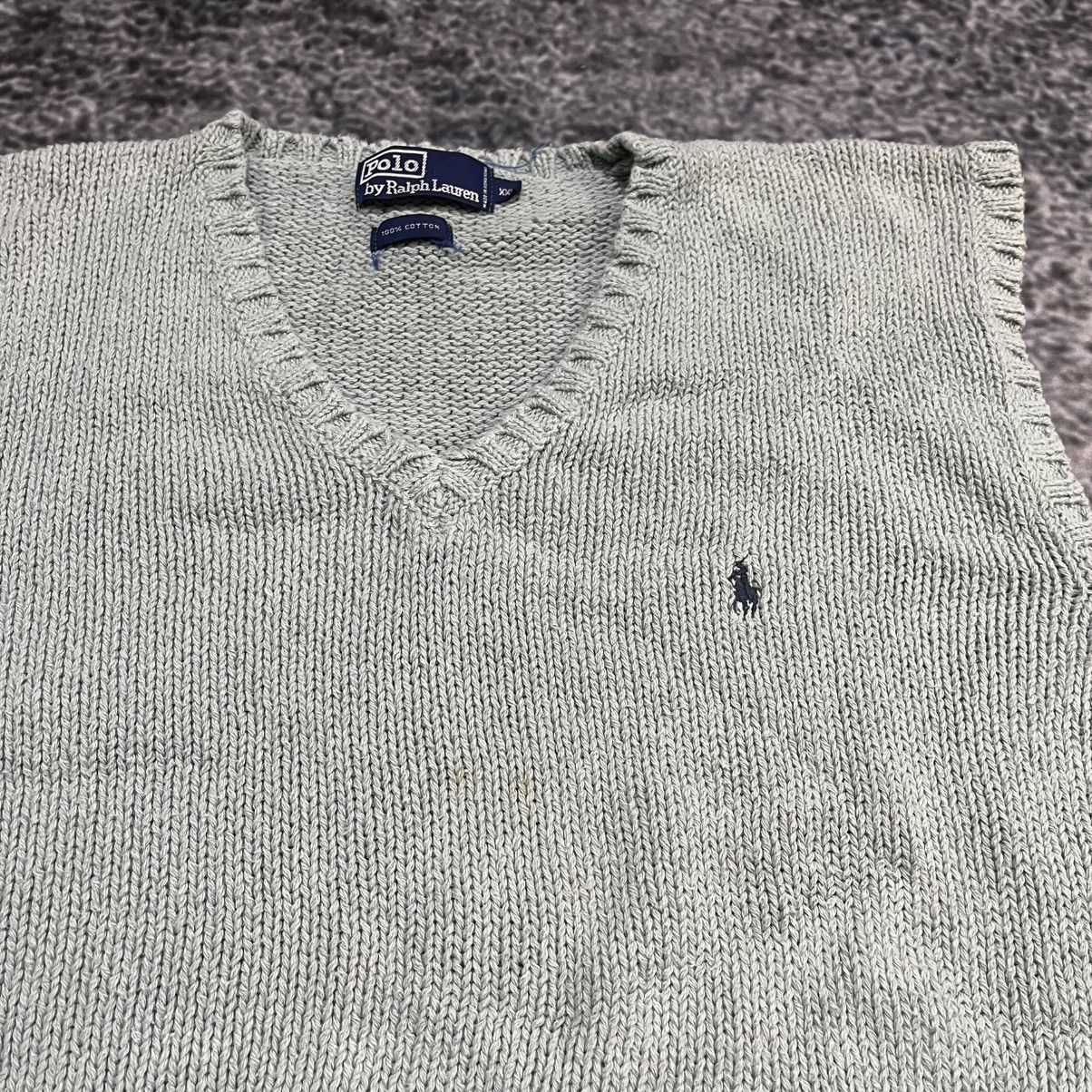 Polo Ralph Lauren Vintage Polo Ralph Lauren Small Pony Blue Cotton Vest XXL Size US XXL / EU 58 / 5 - 4 Thumbnail