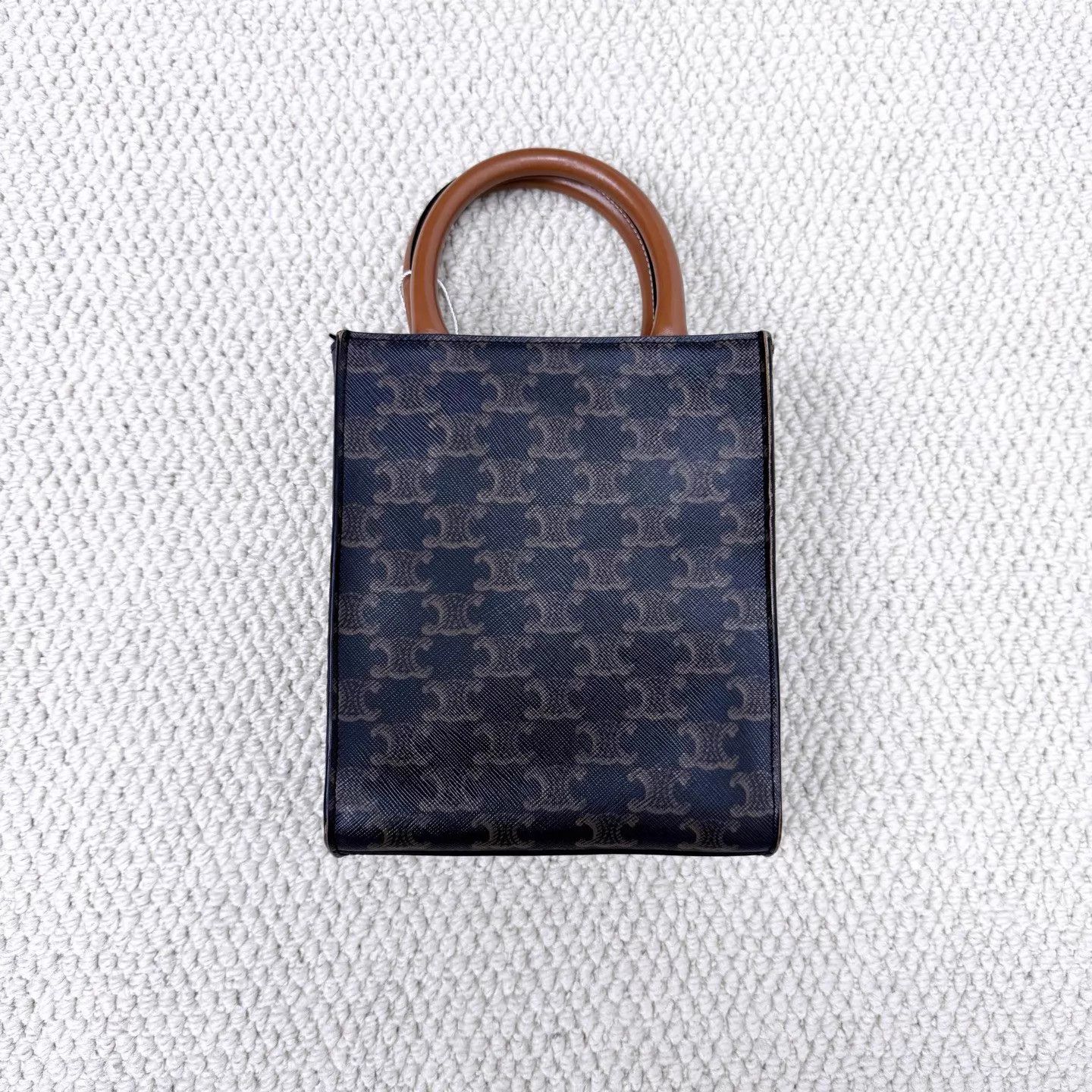 Celine Celine Cabas Triomphe Monogram Full Logo Piano Mini Tote Size ONE SIZE - 3 Thumbnail