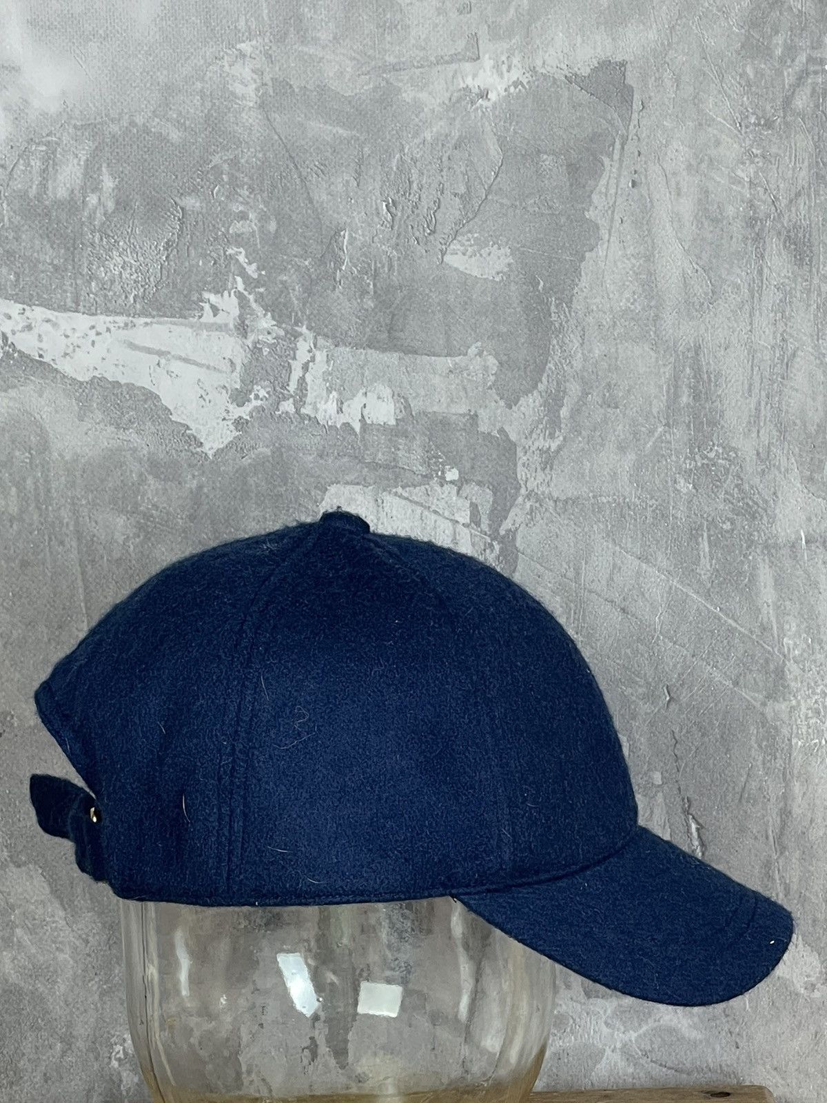 Mulberry Mulberry Luxury Wool Navy Cap Hat Size ONE SIZE - 5 Thumbnail