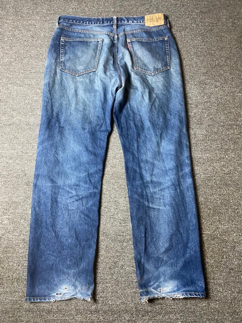 Japanese Brand Unique Clothing Warehouse Distressed Jeans (149) Size US 35 - 2 Thumbnail