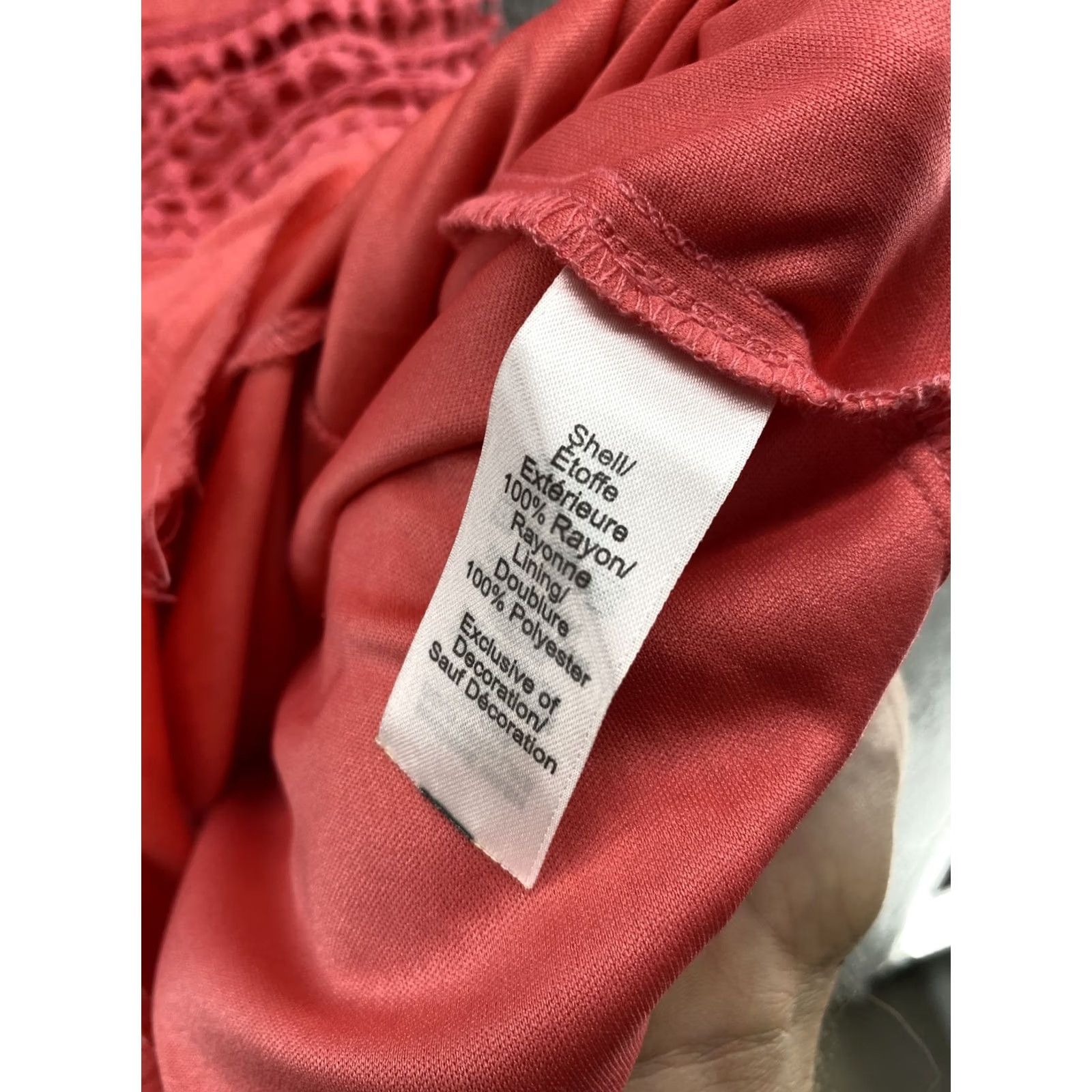 Vintage Maurices Pink Rayon Lined Jumpsuit Romper Shorts in Size Small Size 28" / US 6 / IT 42 - 4 Thumbnail