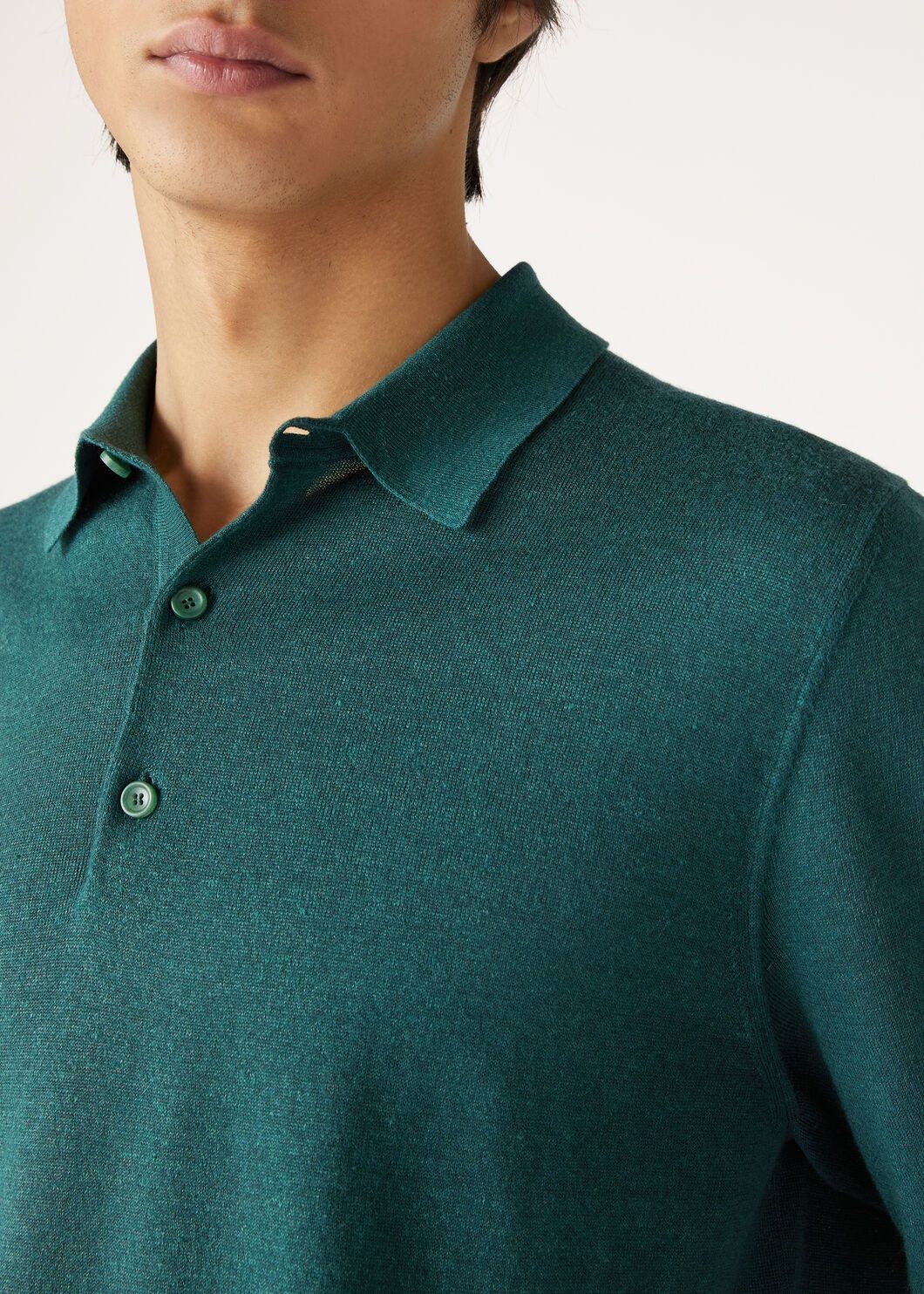 Loro Piana o1w1db10725 FAO2840 Cruise Polo Shirt in Green Size US M / EU 48-50 / 2 - 3 Thumbnail
