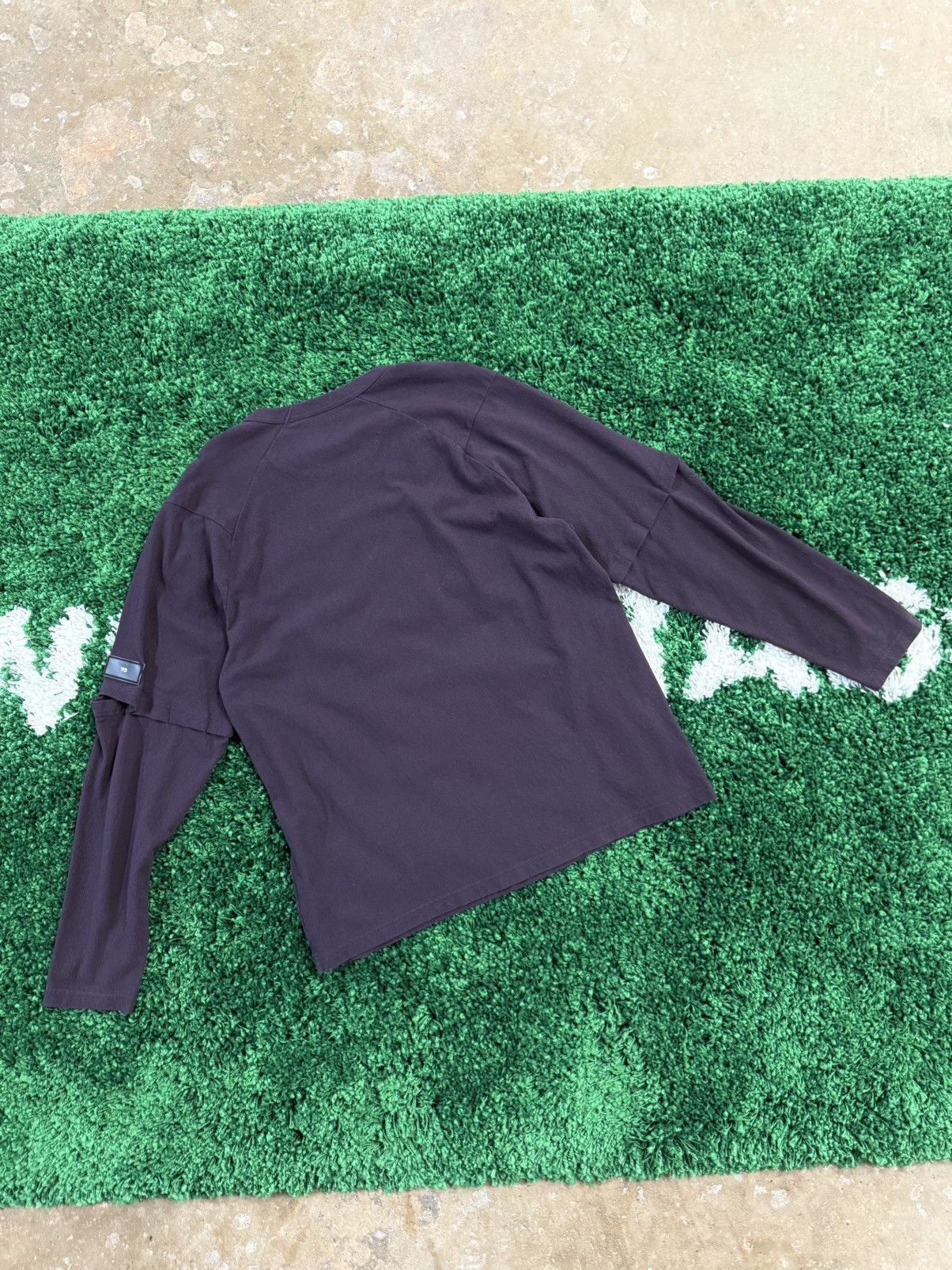 Y-3 Y-3 Crepe Jersey Long Double Sleeve Tee Purple Large Y3 Size US L / EU 52-54 / 3 - 7 Thumbnail