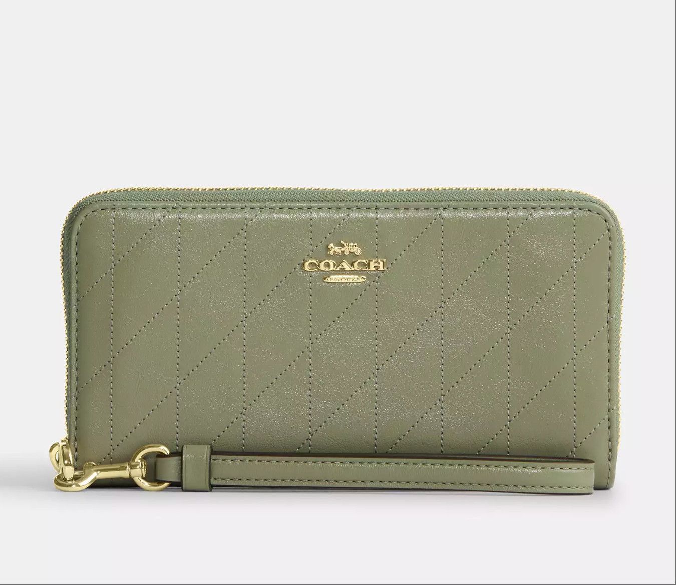Coach Long Zip Around Wallet With Quilting CEL63 Size ONE SIZE - 5 Thumbnail
