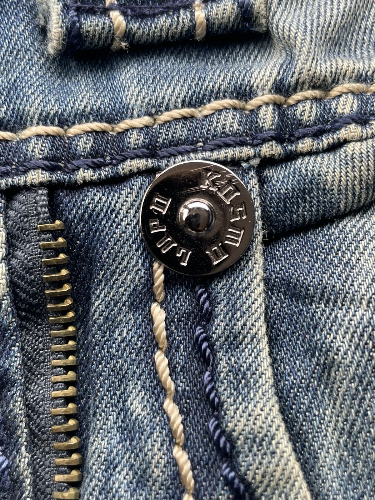 Designer Kosmo Lupo Custom Denim Size US 33 - 18 Thumbnail