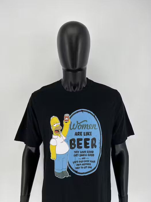 Other Vintage The Simpsons "Women Are Like BEER" T-Shirt Movie Size US XL / EU 56 / 4 - 1 Thumbnail