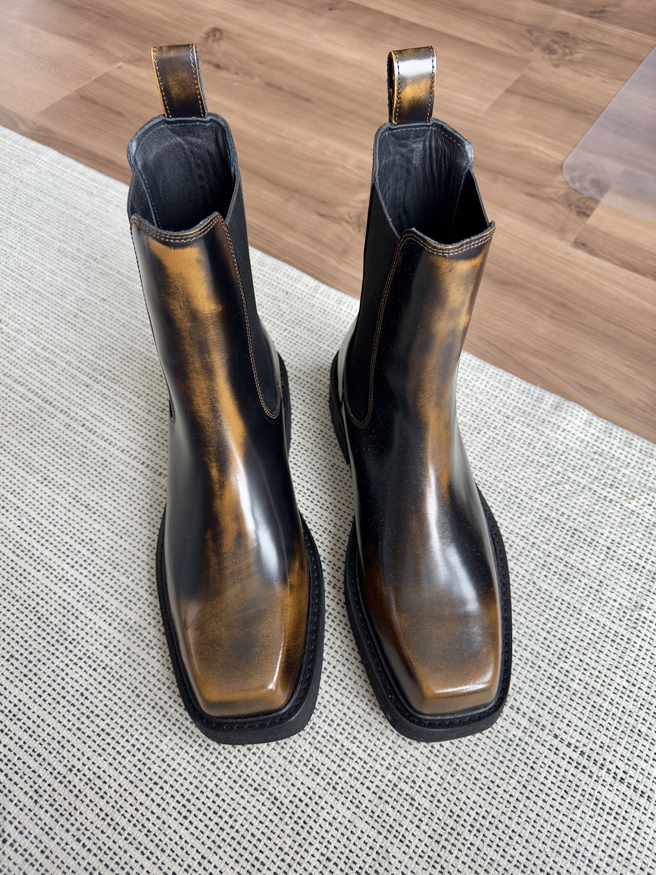 Sneakers Eytys Ortega ii Leather Amber Boot of Men | Ventis
