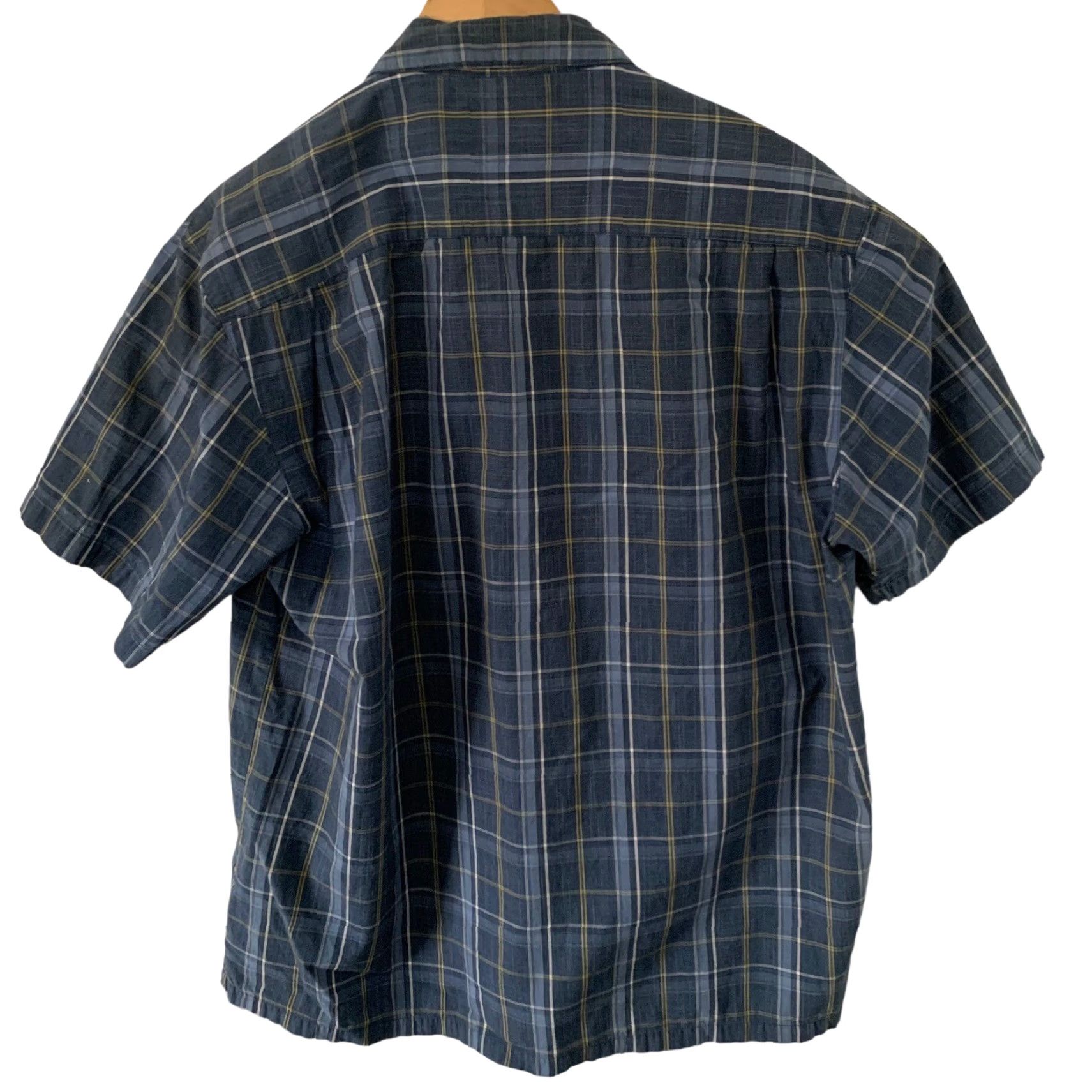 Vintage Columbia Shirt Mens L Blue Plaid Button-Up Cotton Short Sleeve Outdoor Outdoors Casual Travel Size US L / EU 52-54 / 3 - 5 Thumbnail