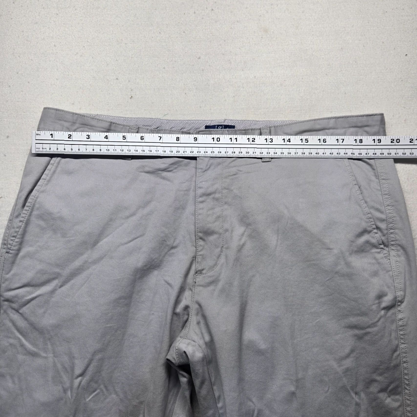 George George Solid Gray Chino Pants Adult Mens Size 38 x 30 Size US 38 / EU 54 - 4 Thumbnail