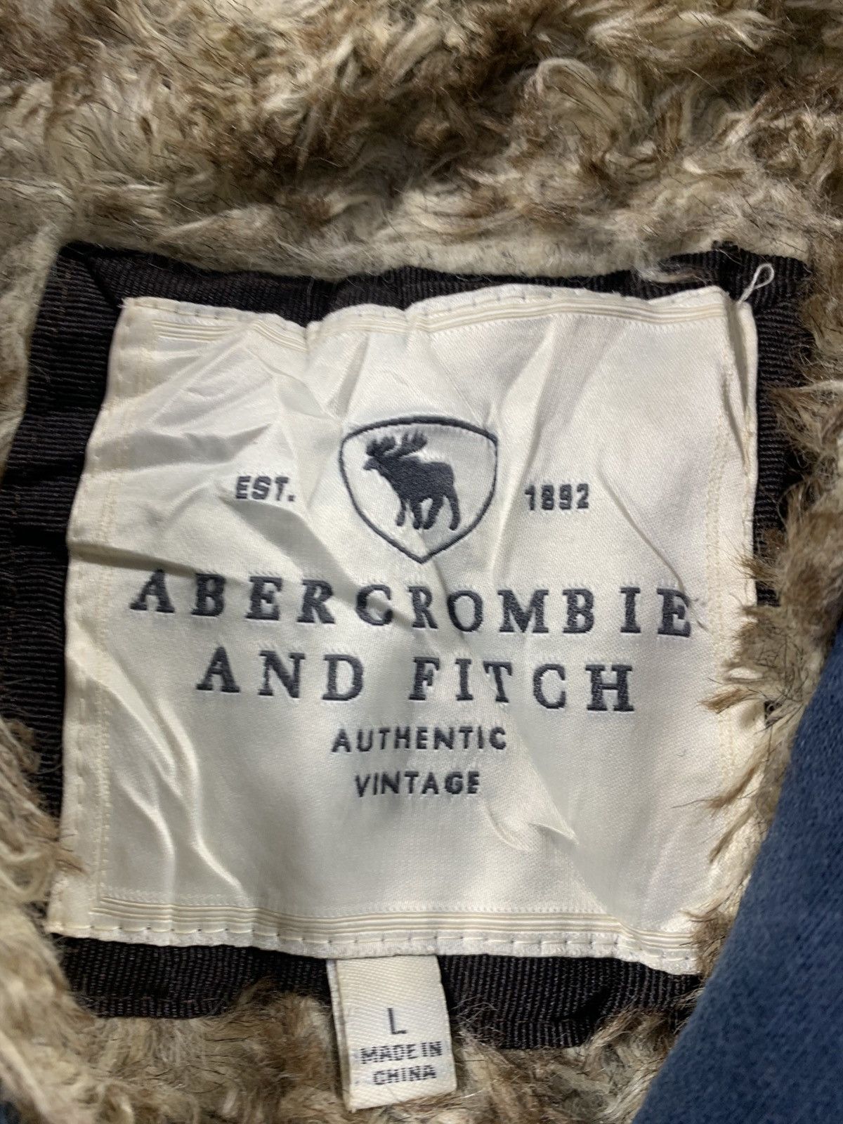 Abercrombie & Fitch Anercrombir fur hoodie jacket Size US L / EU 52-54 / 3 - 6 Thumbnail