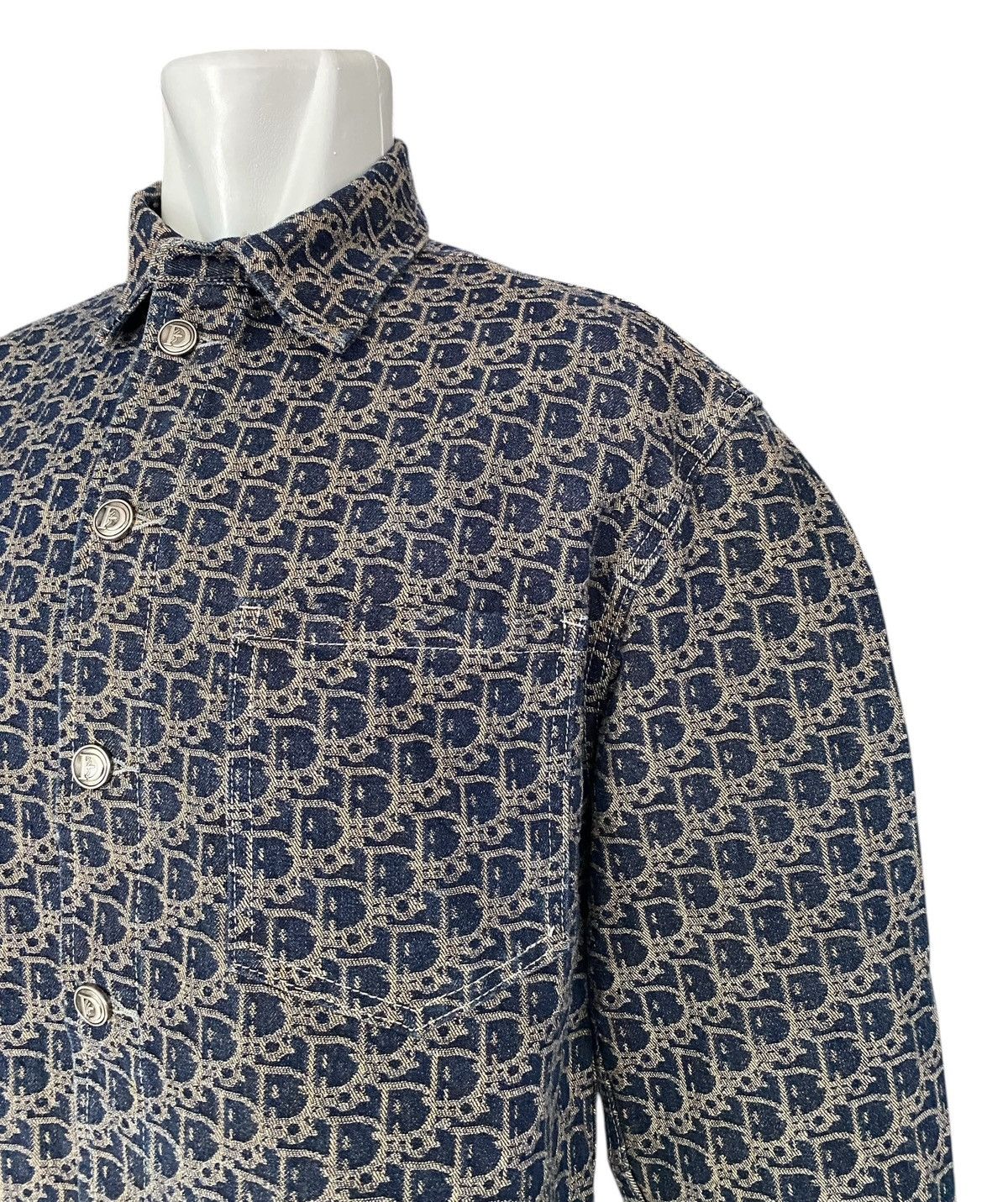 Handmade Rare🔥Inspiring Monogram Button Jacket Size US L / EU 52-54 / 3 - 9 Thumbnail