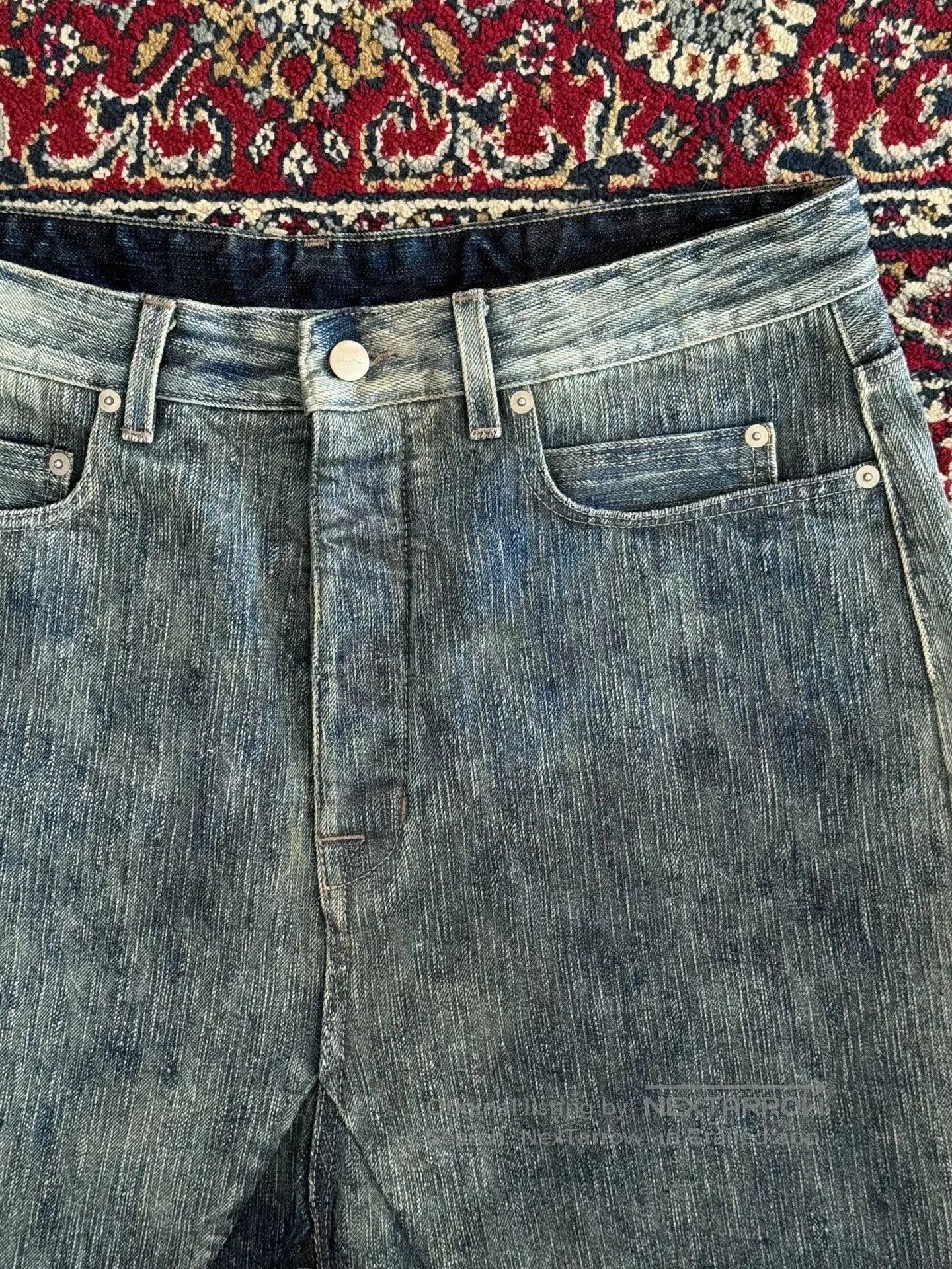 Rick Owens Rick Owens 19SS Mainline Slub Denim Skirt. Size US 32 / EU 48 - 3 Thumbnail