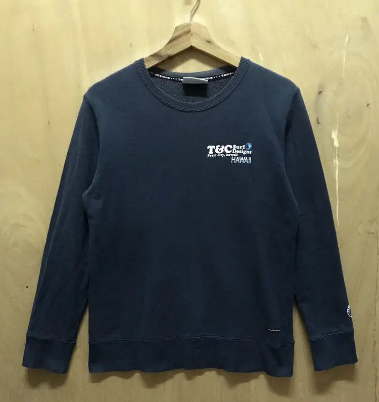 Vintage Vintage T&C Surf Design Faded Sweatshirts Size M / US 6-8 / IT 42-44 - 1 Thumbnail