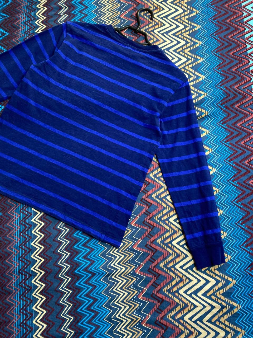 Polo Ralph Lauren × Vintage Polo Ralph Lauren Striped Longsleeve Rugby Shirt Size US S / EU 44-46 / 1 - 7 Thumbnail