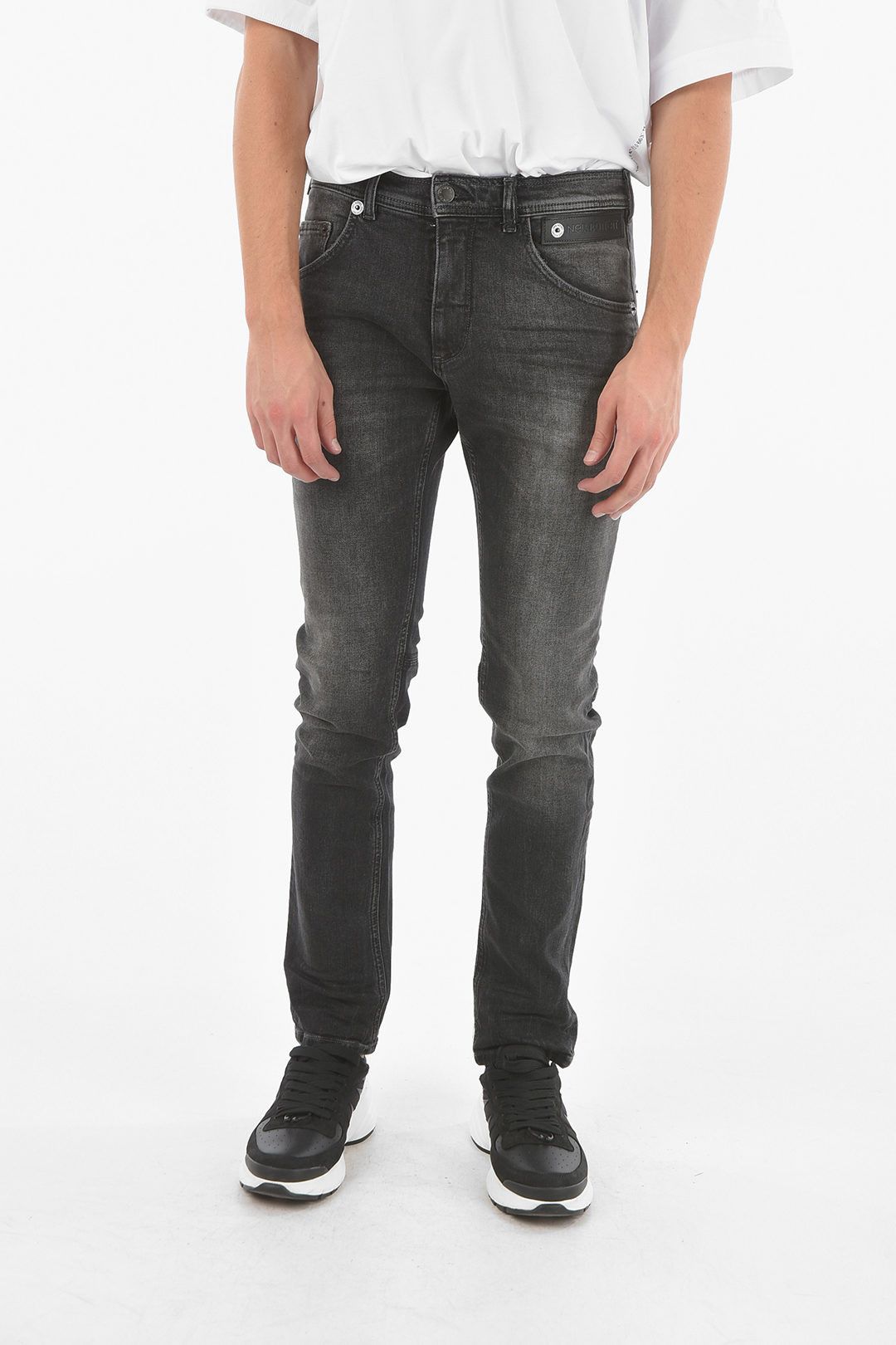 image of Neil Barrett Og1Mm1223 Jean In Skinny in Shinny, Men's (Size 30)
