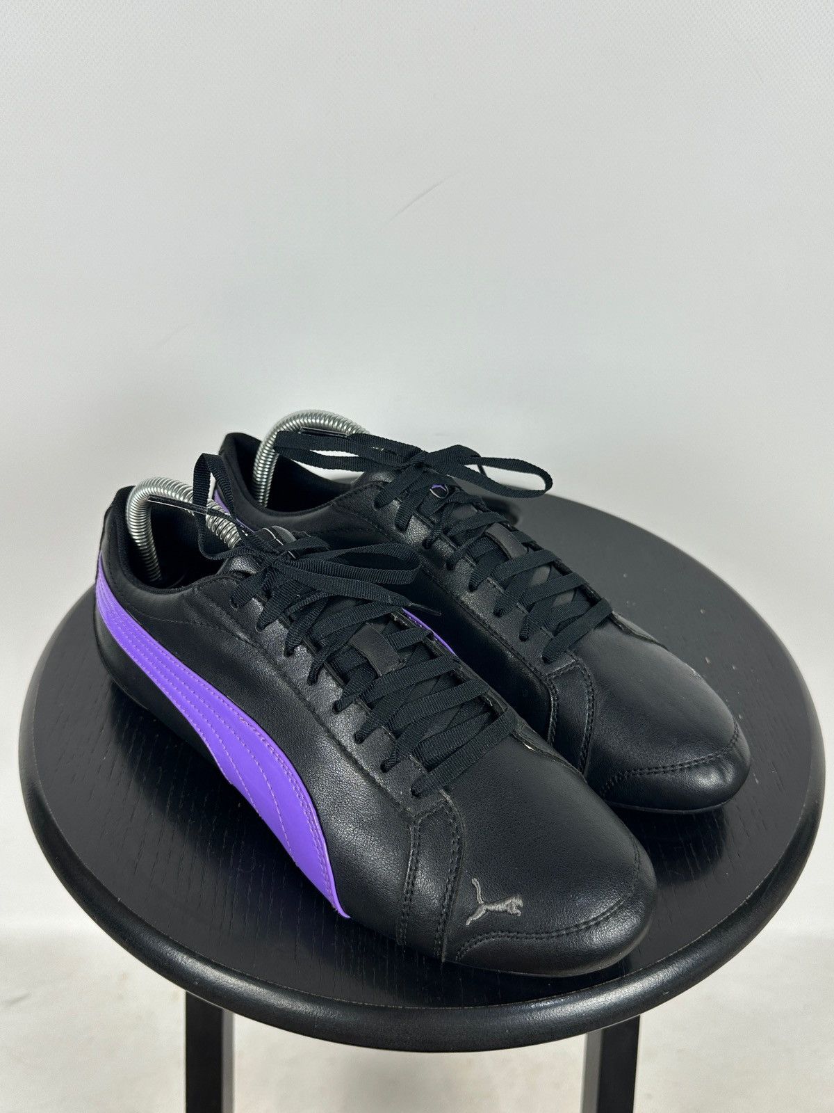 Puma Vintage Puma SpeedCat Y2K Leather Black/Purple Sneakers Size US 9 / IT 39 - 7 Thumbnail