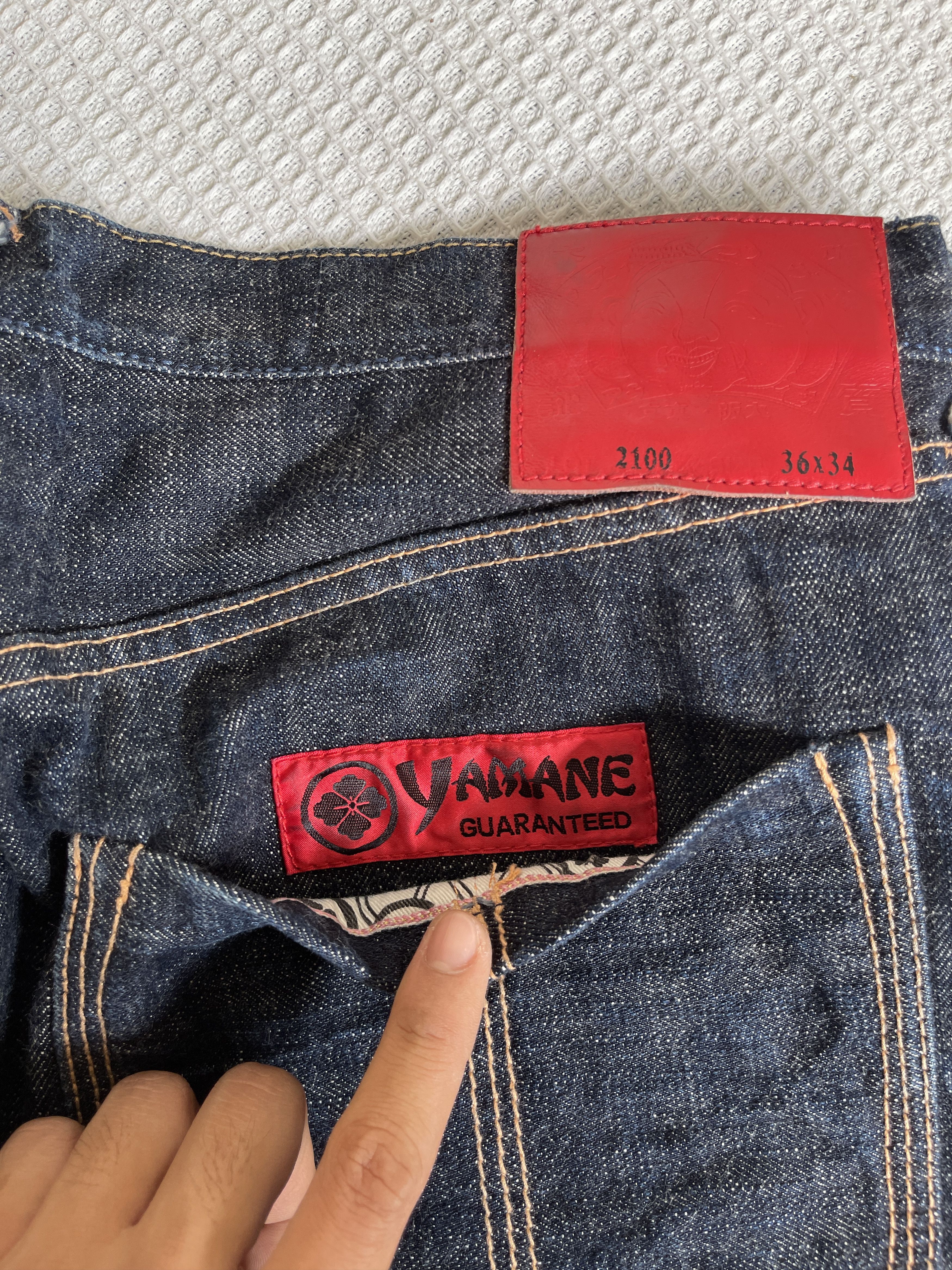 Evisu Designed Evisu Collaboration🔥Embroidered Selvedge Denim Size US 36 / EU 52 - 15 Thumbnail
