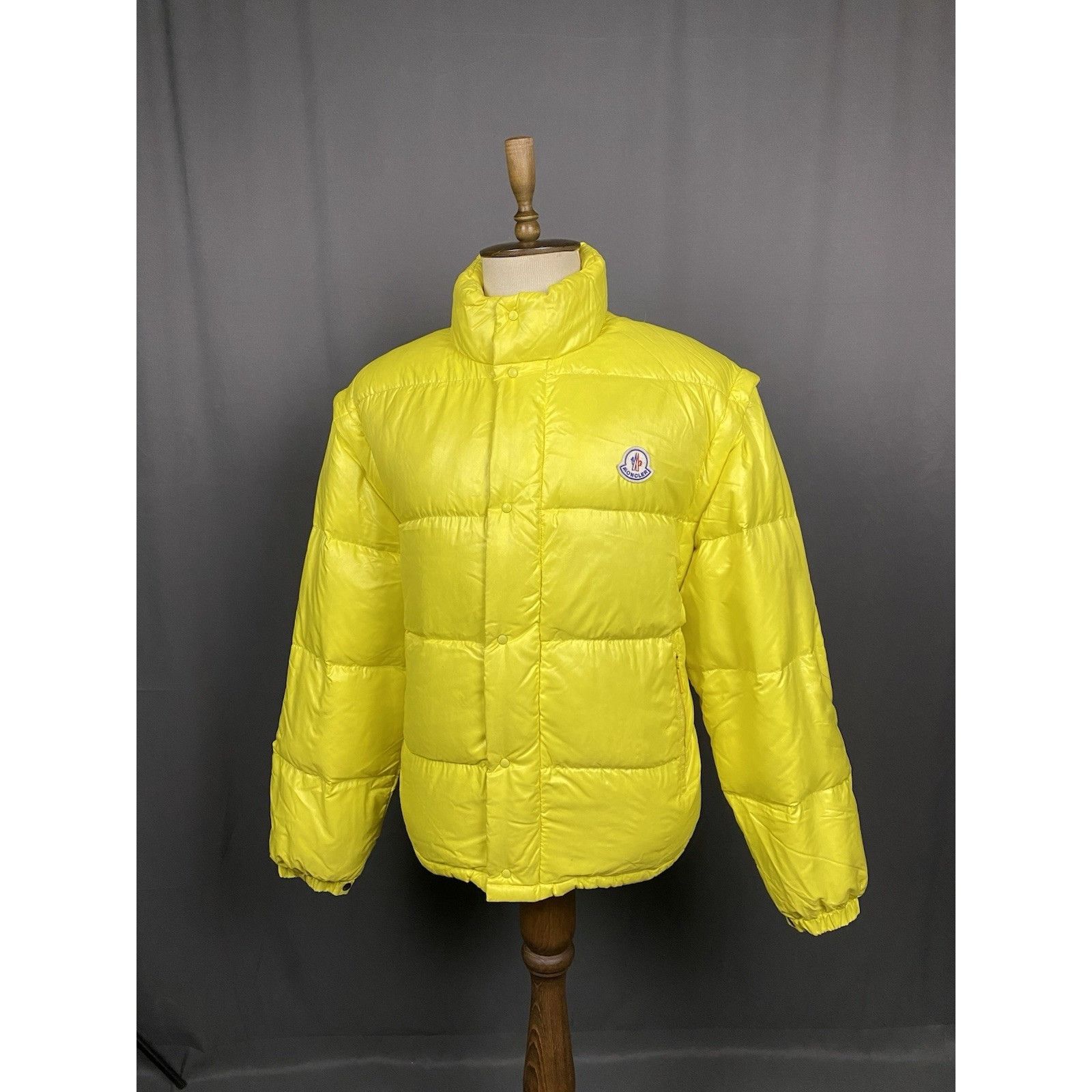 Moncler Moncler Vintage Men's Bright Yellow Down Insulated Puffer 3- Size US L / EU 52-54 / 3 - 4 Thumbnail