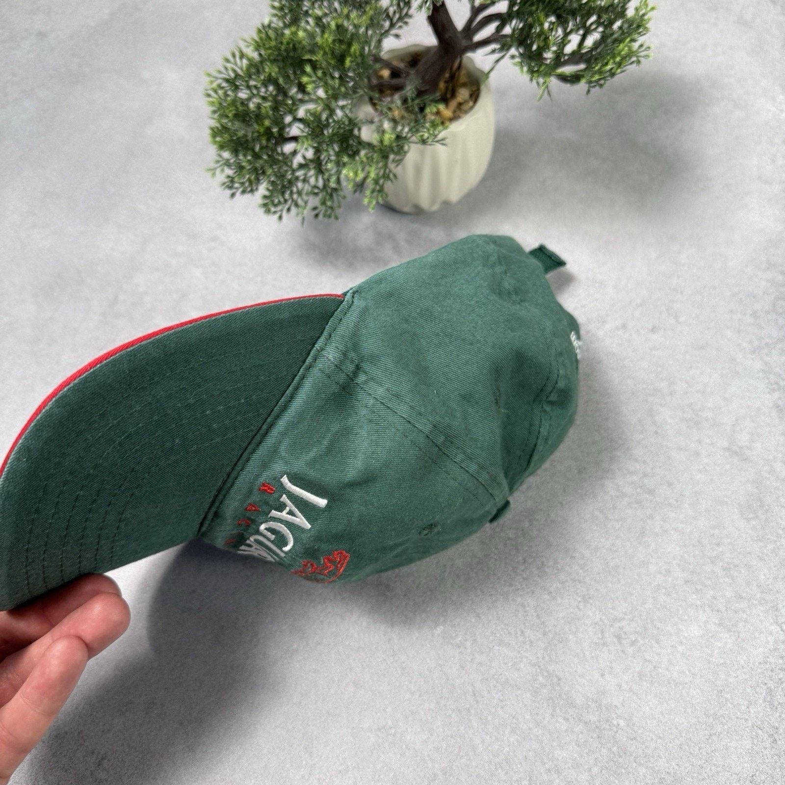 Vintage Vinatge Jaugar F1 Racing Cap Hat Men One Size Green Size ONE SIZE - 6 Thumbnail