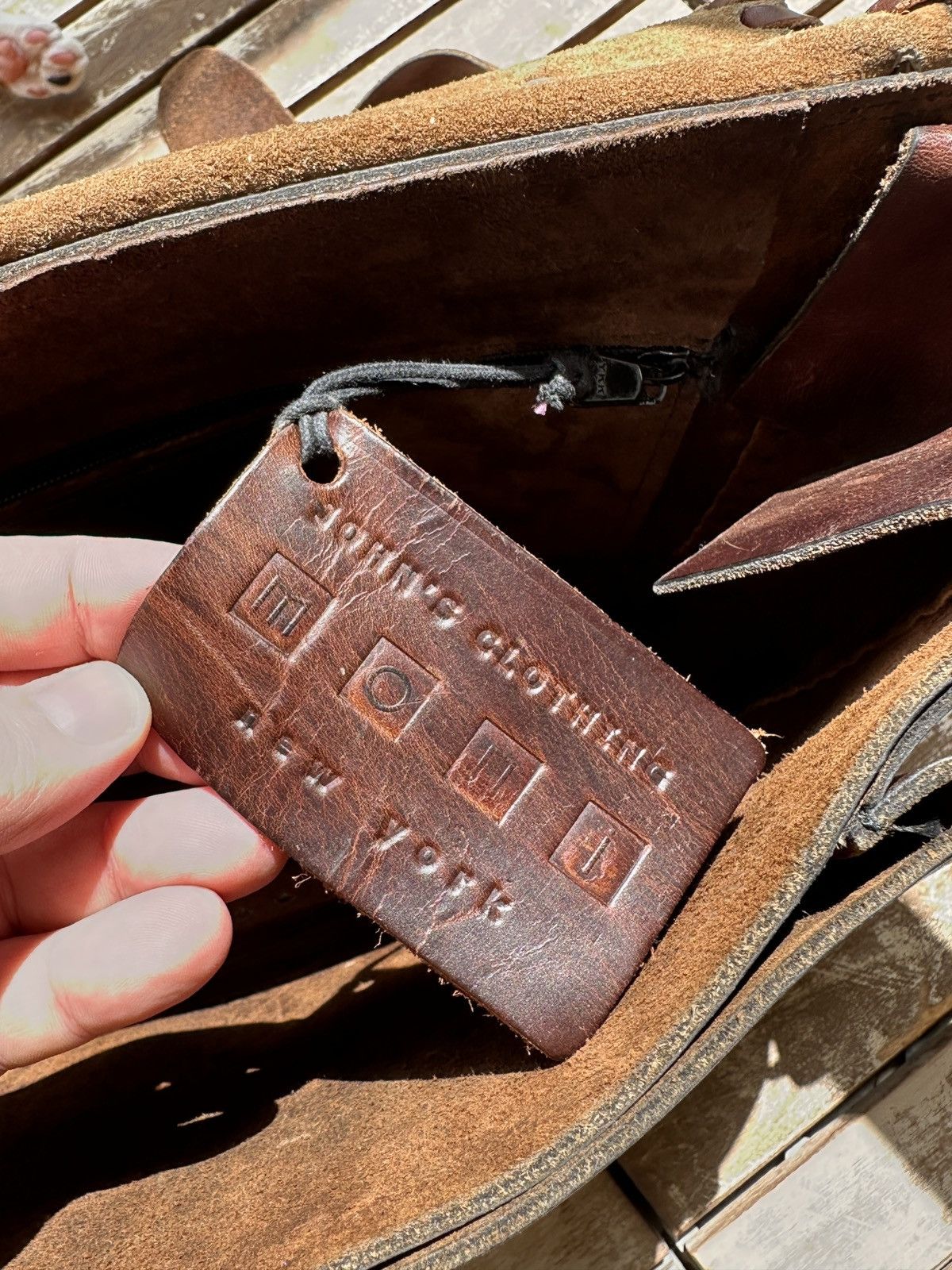 Handmade Handcrafted Hair-On-Hide Leather Messenger Bag Size ONE SIZE - 9 Thumbnail