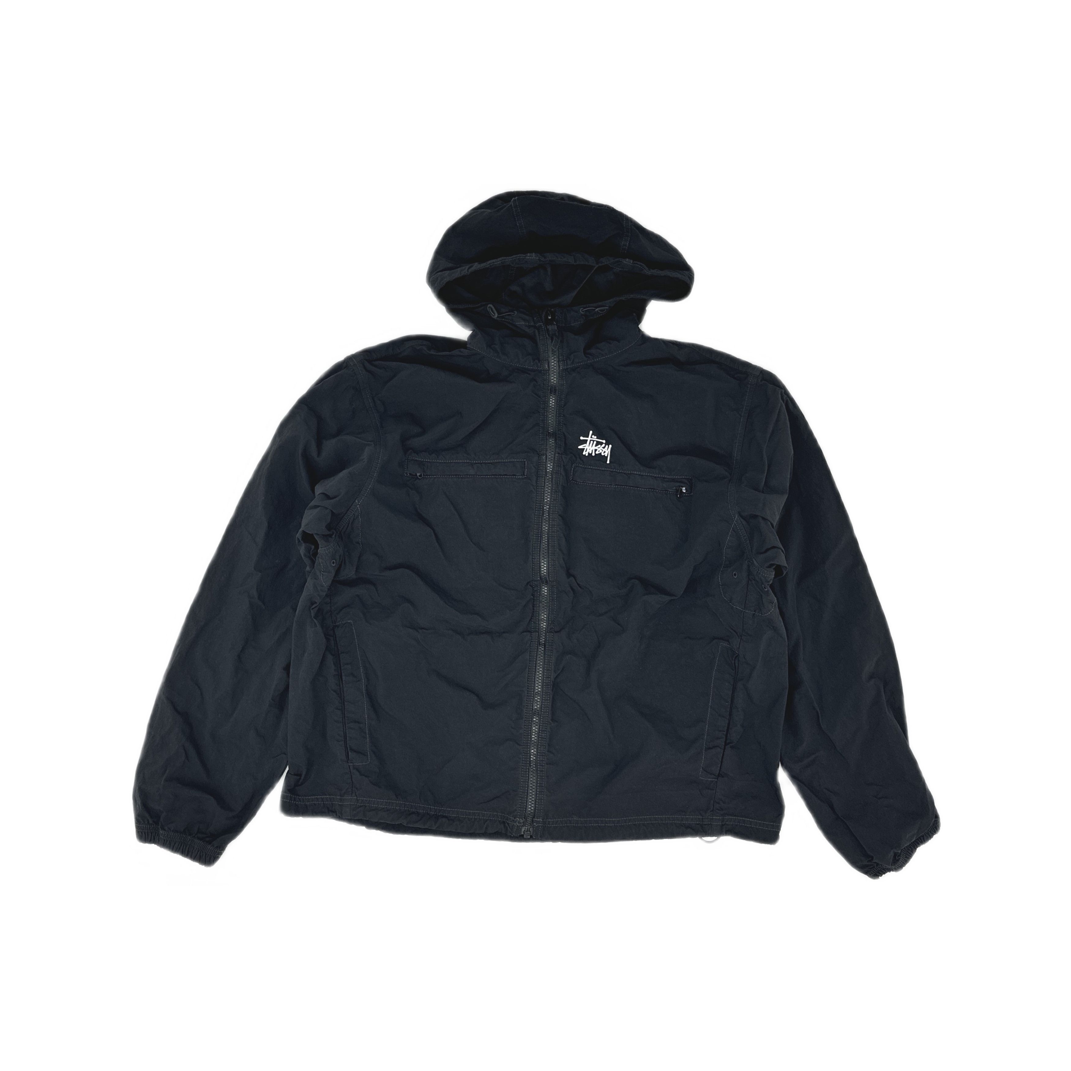 Stussy Stussy Logo Lightweight Hooded Jacket Size M Size US M / EU 48-50 / 2 - 1 Thumbnail