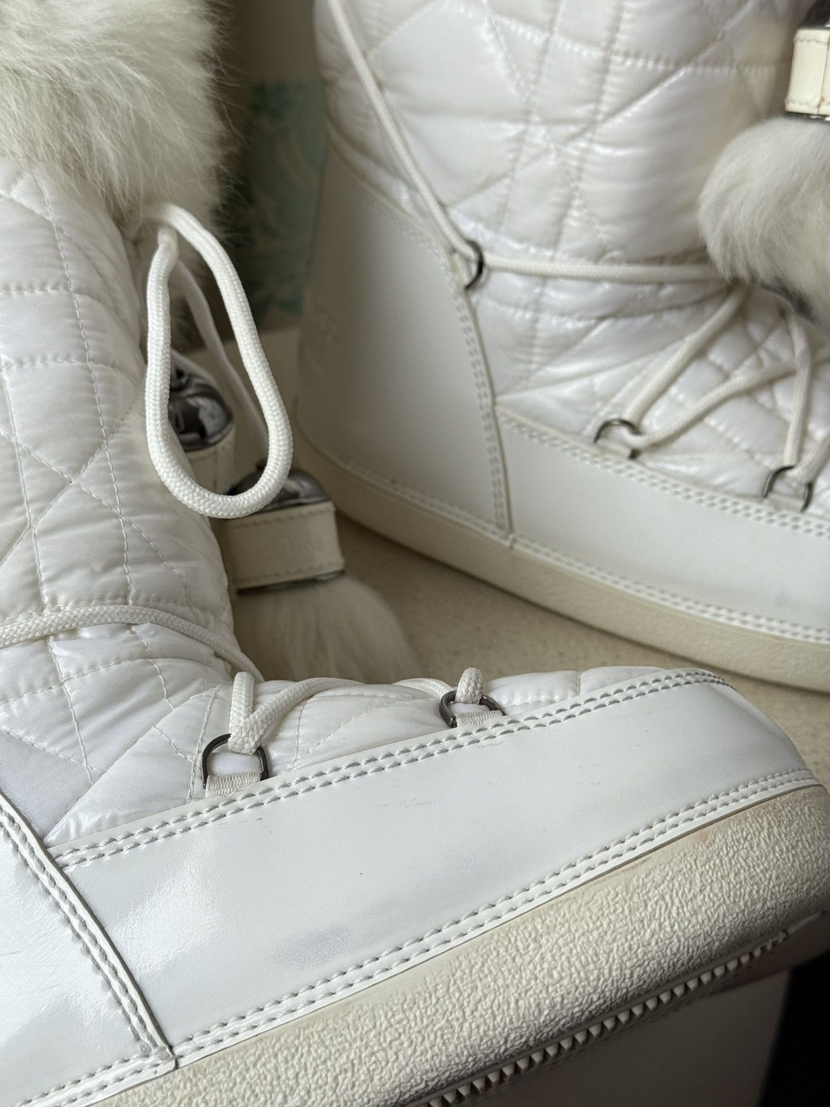 Dior DIOR Moon Boots Fur Snow White by John Galliano Size: 35-37 Size US 6 / IT 36 - 18 Thumbnail