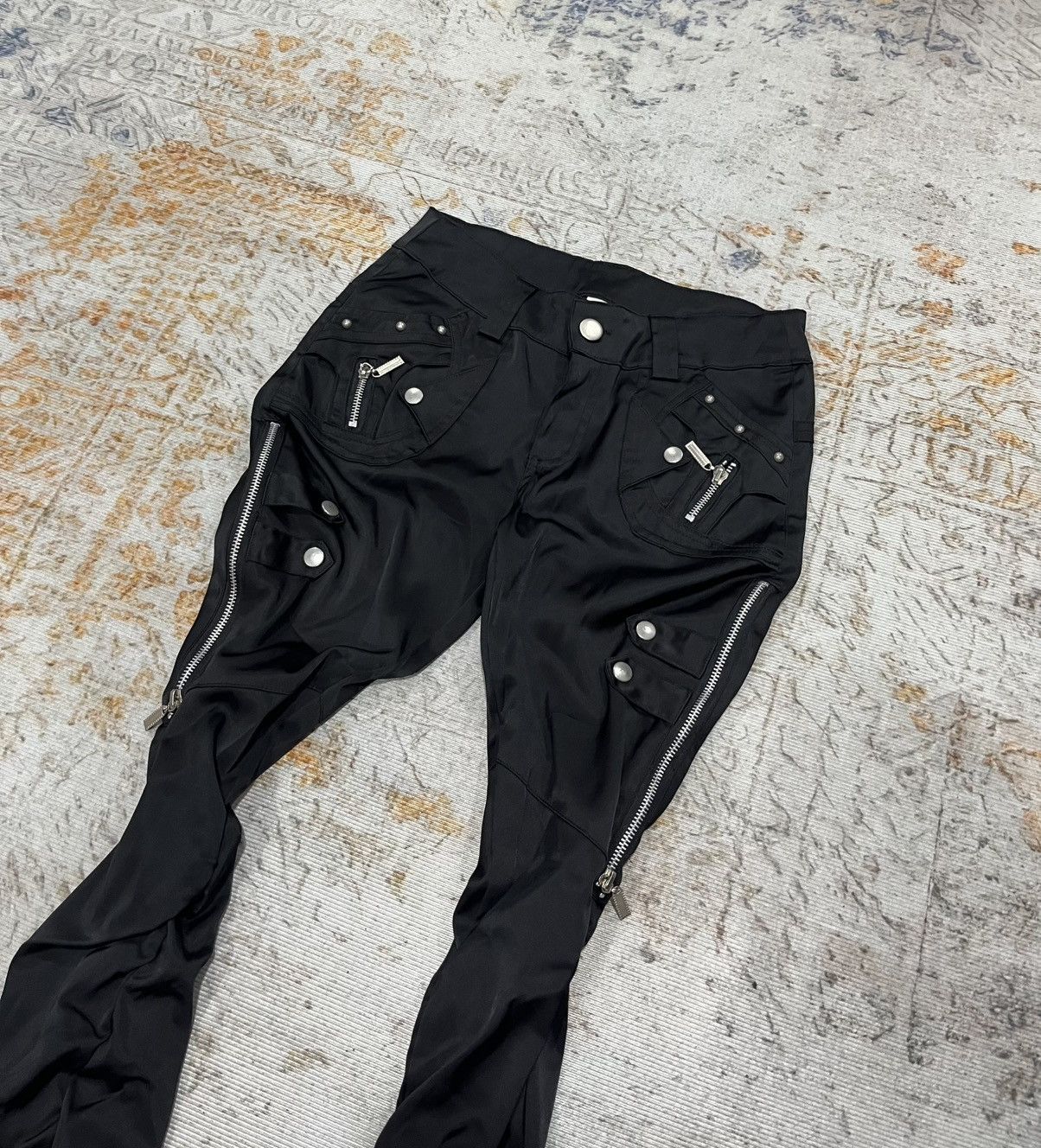 Japanese Brand Multizip Studded Punk Size US 28 / EU 44 - 3 Thumbnail