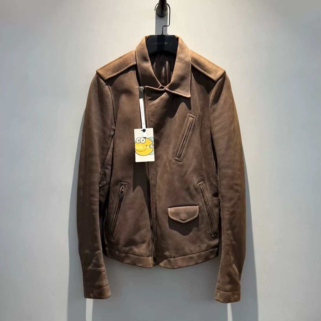 Rick Owens rick owens heavy leather biker jacket Size US L / EU 52-54 / 3 - 1 Thumbnail