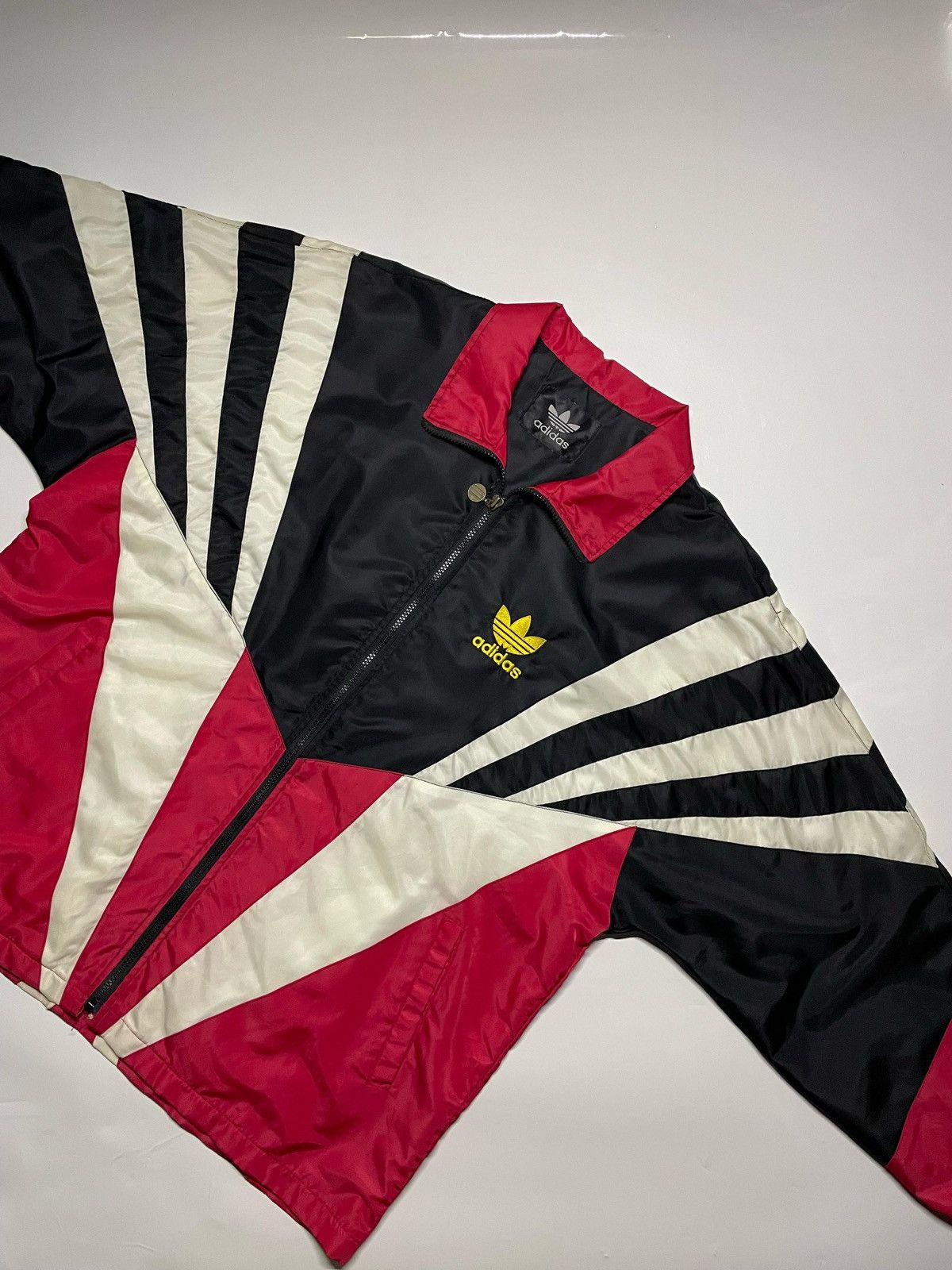 Adidas × Vintage Adidas FB AS Hooded Suit-II 80s Vintage Windbreaker jacket Size US L / EU 52-54 / 3 - 10 Thumbnail