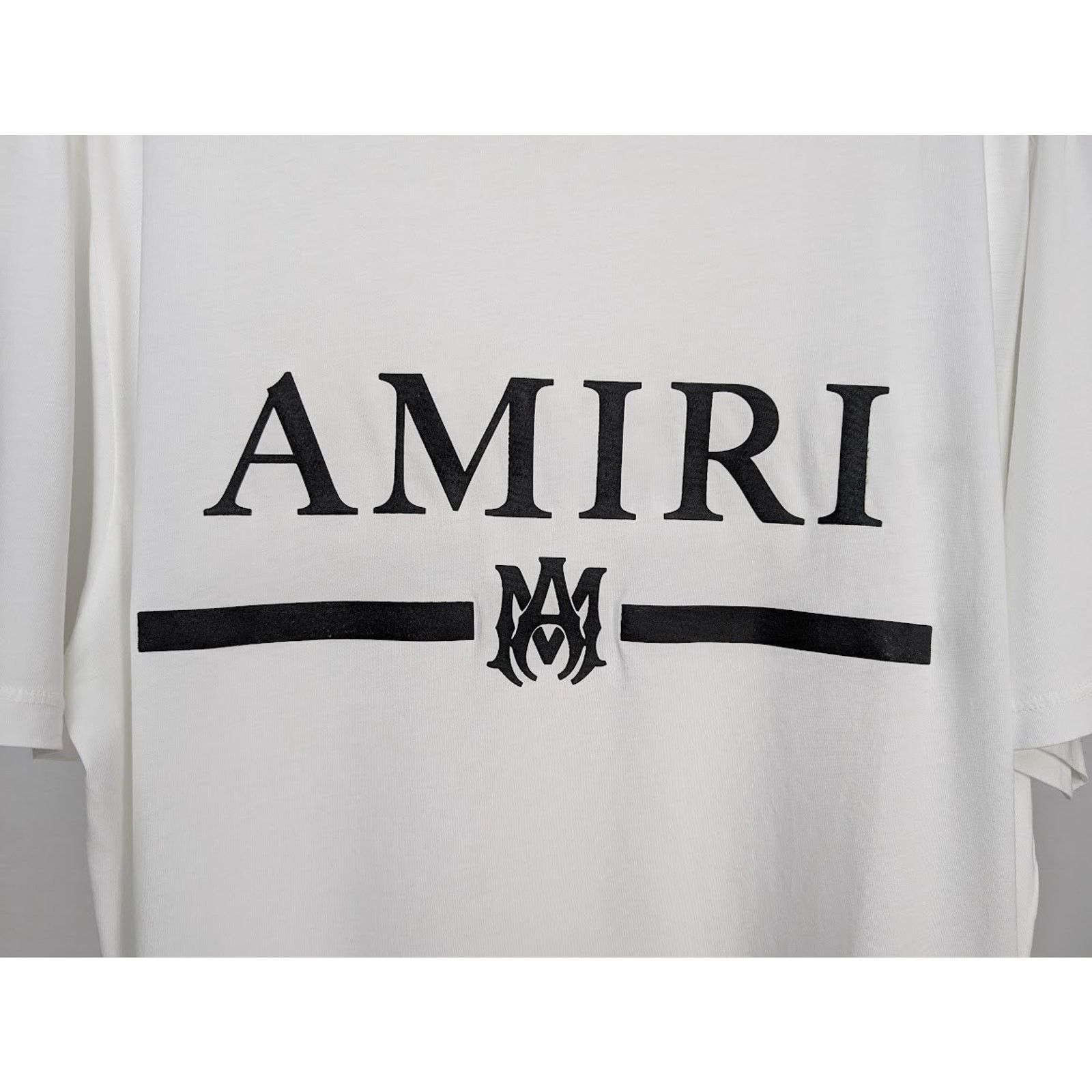 Amiri o1rshd1 MA Bar Logo Tee T-Shirt in White Size US XL / EU 56 / 4 - 4 Thumbnail