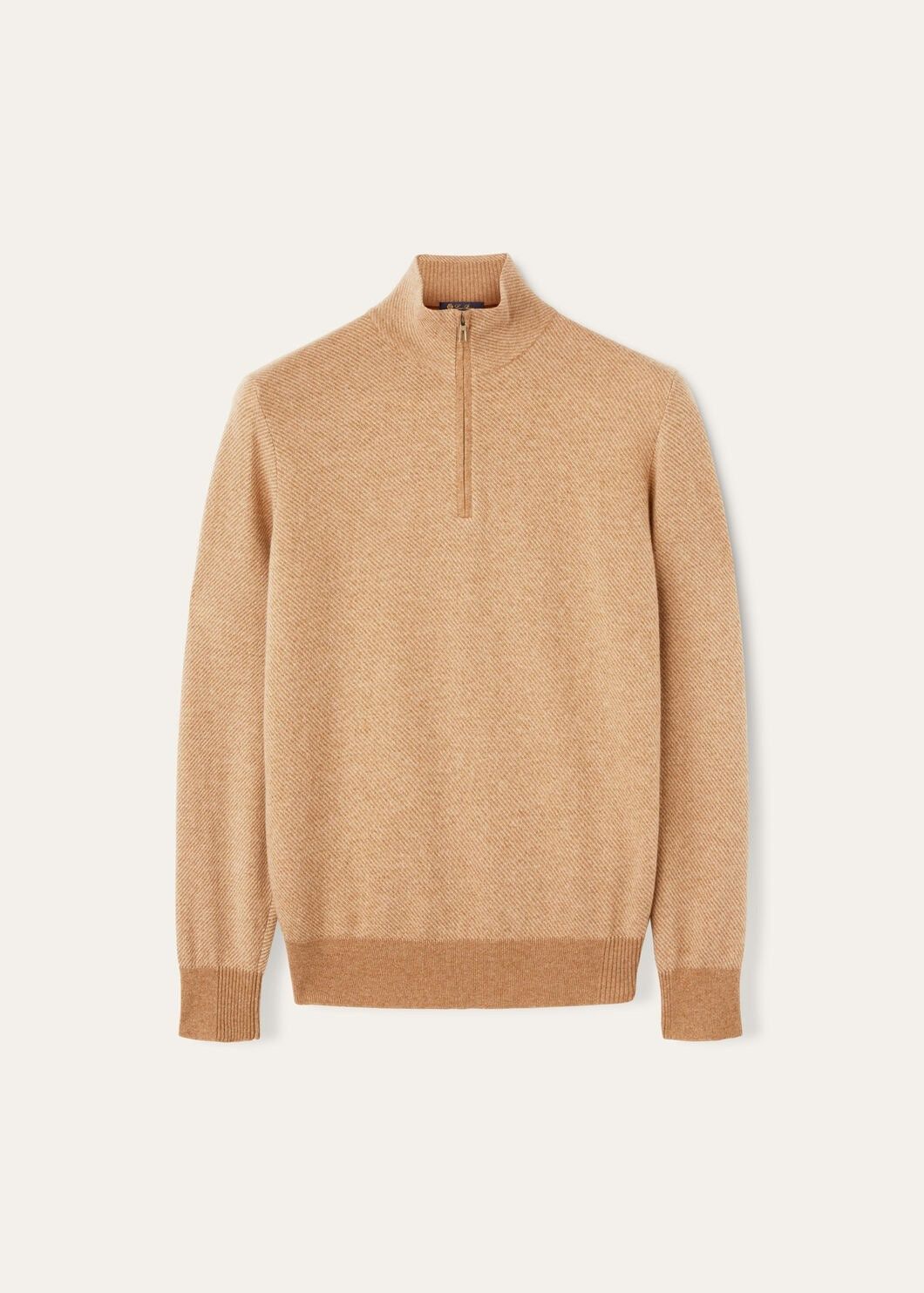 Loro Piana o1w1db10725 FAG4525 Roadster Mezzocollo Sweater in Brown Size US XL / EU 56 / 4 - 1 Thumbnail