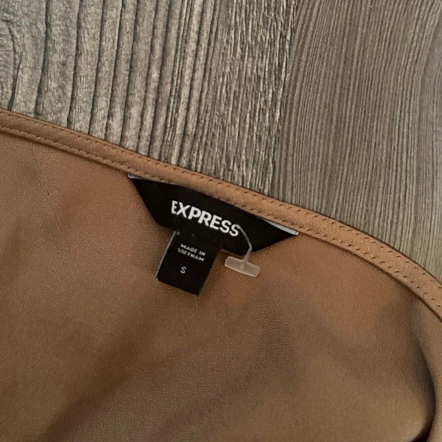 Express express beige nude satin tank top vintage Size S / US 4 / IT 40 - 3 Thumbnail