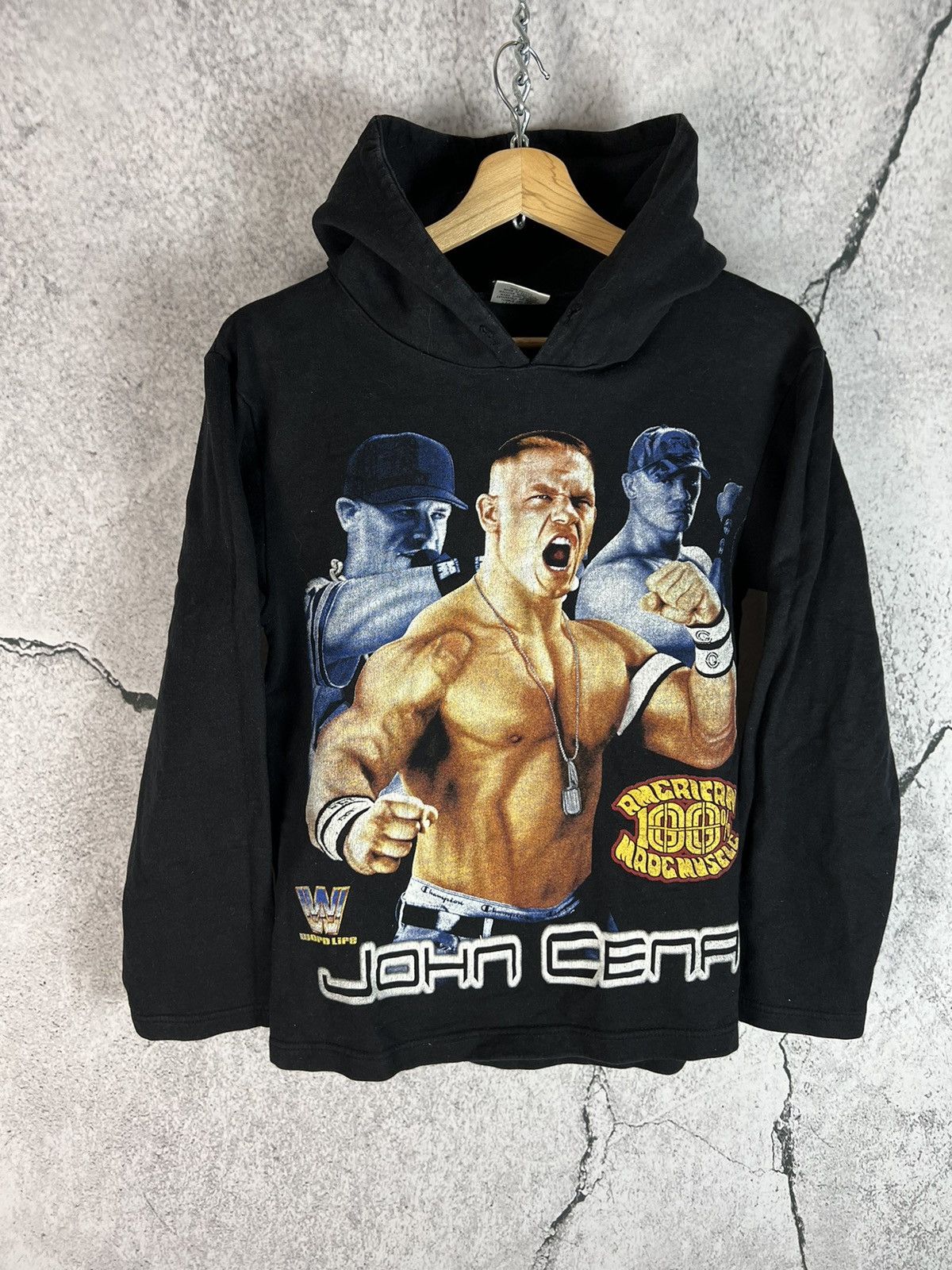 Vintage WWE Wrestling John Cena Skull Vintage Hoodie Size US S / EU 44-46 / 1 - 1 Thumbnail