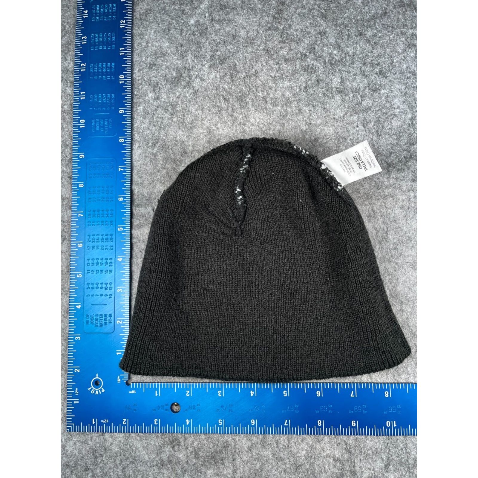 Vintage **Accessory Network Group Beanie OS Black White Stripe Adult Acrylic Knit** User: **Black White Stripe Adult Beanie OS Acrylic Knit** Size ONE SIZE - 5 Thumbnail
